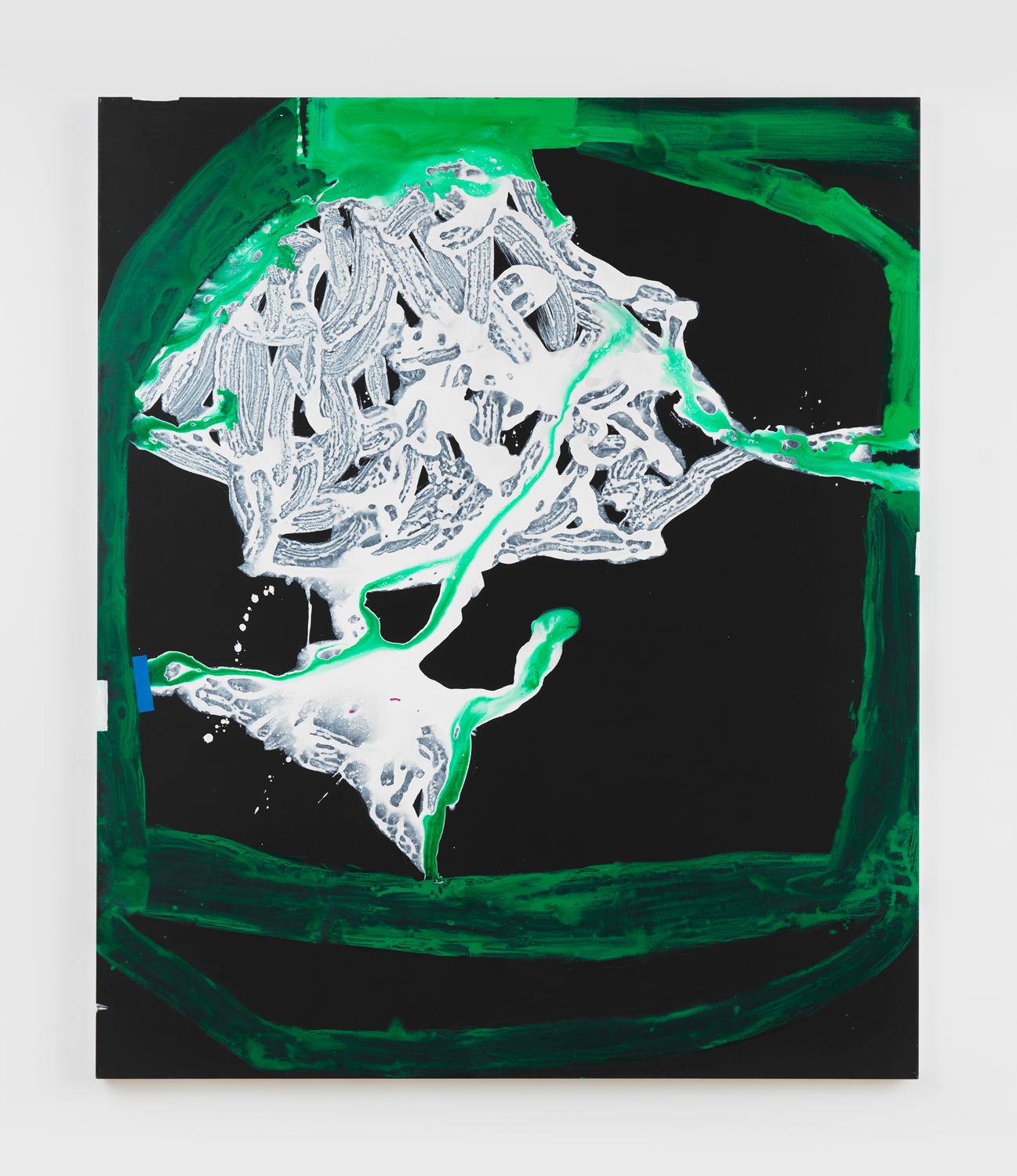 Janis Provisor, Party Girl, 2025, Watercolor and water soluble oil on linen, 74 x 62 in.