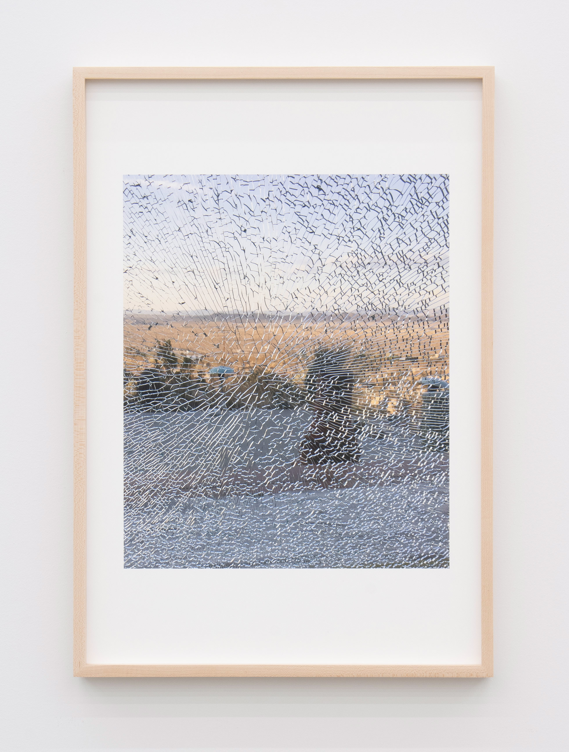 Jennifer Bolande, Shattered Window, 2023, Archival pigment print, 19 x 13 in.