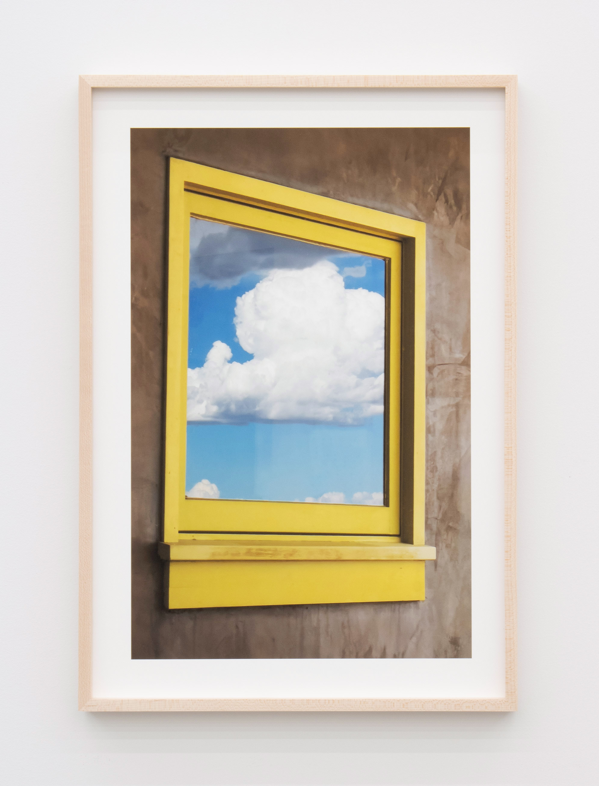Jennifer Bolande, Window with Cloud, 2023, Archival pigment print, 19 x 13 in.