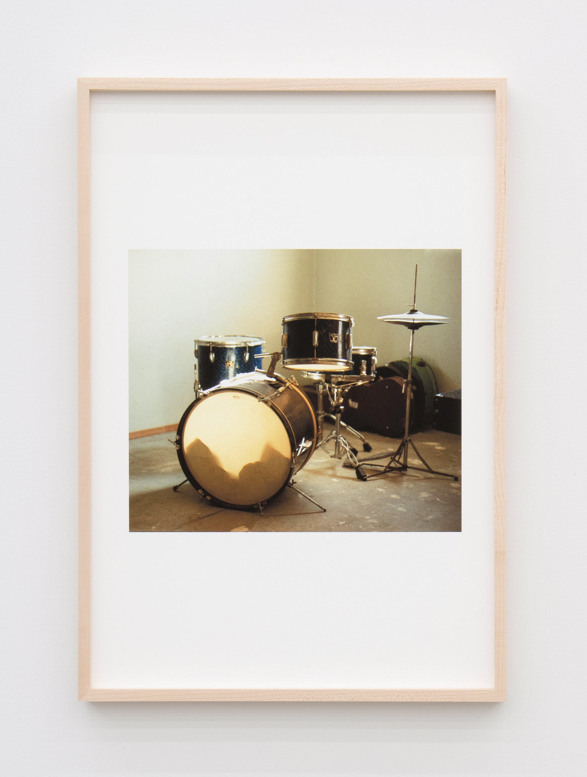 Jennifer Bolande, Drumset, 2023, Archival pigment print, 19 x 13 in.