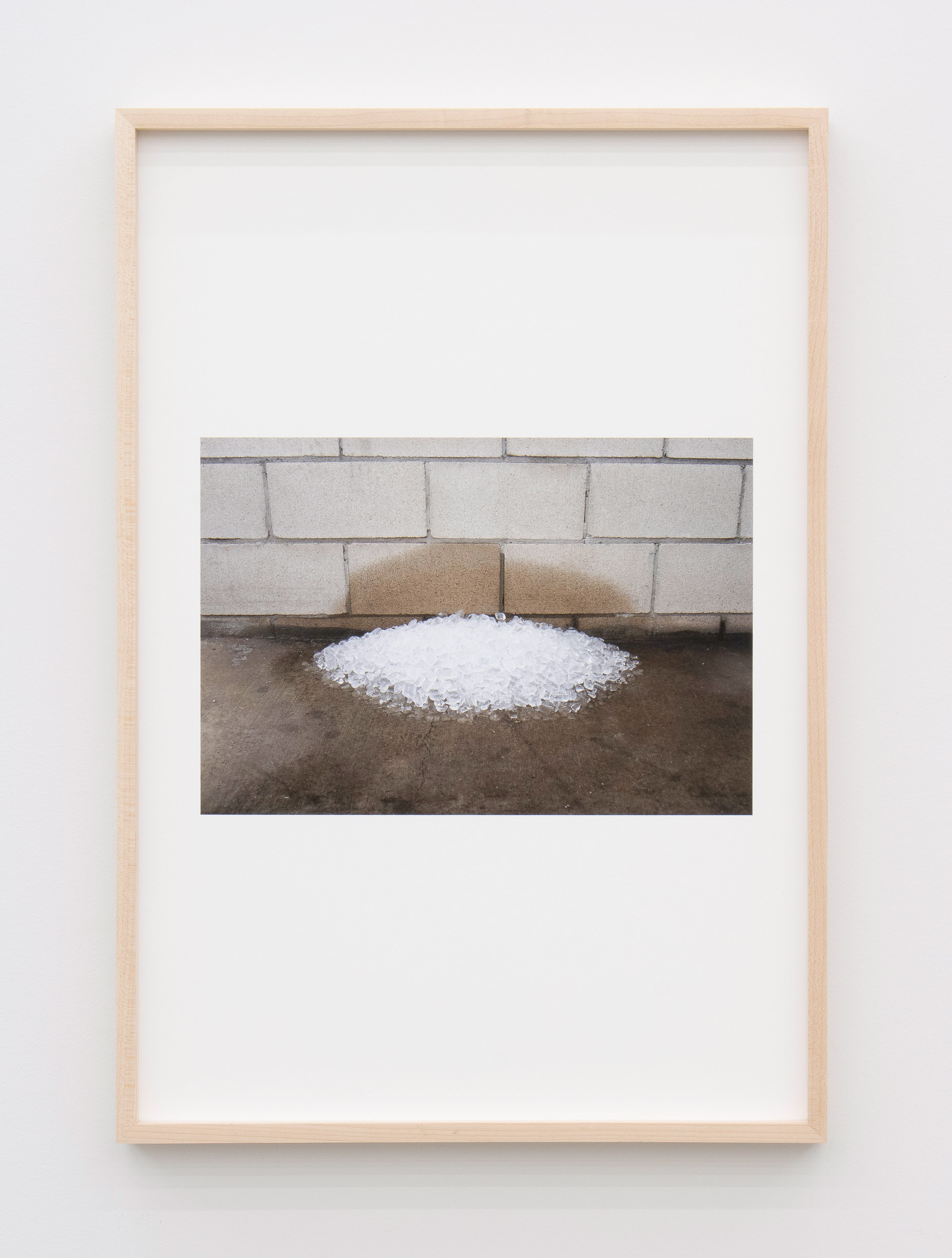 Jennifer Bolande, Ice Mound, 2023, Archival pigment print, 19 x 13 in.