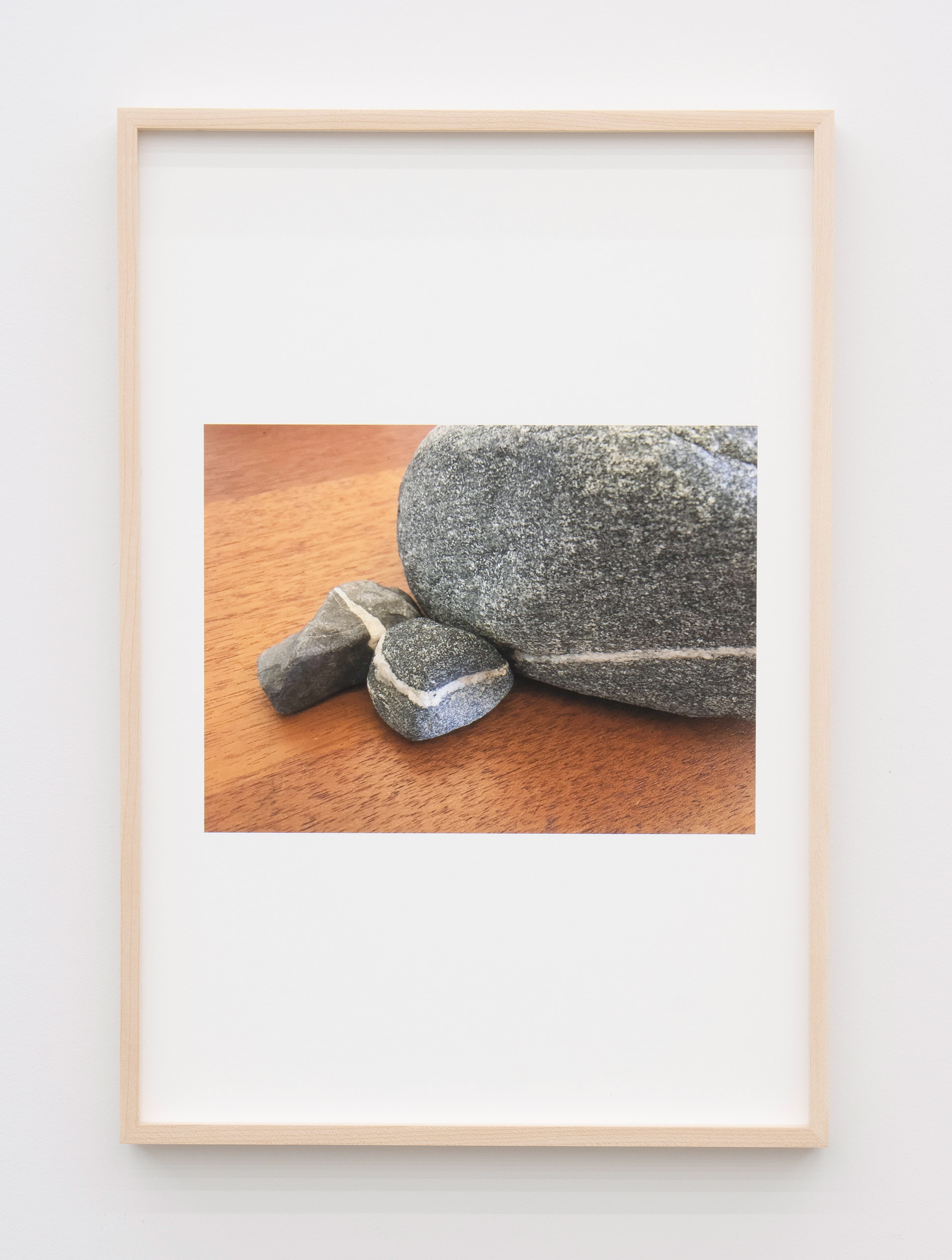 Jennifer Bolande, Rocks Aligned, 2023, Archival pigment print, 19 x 13 in.