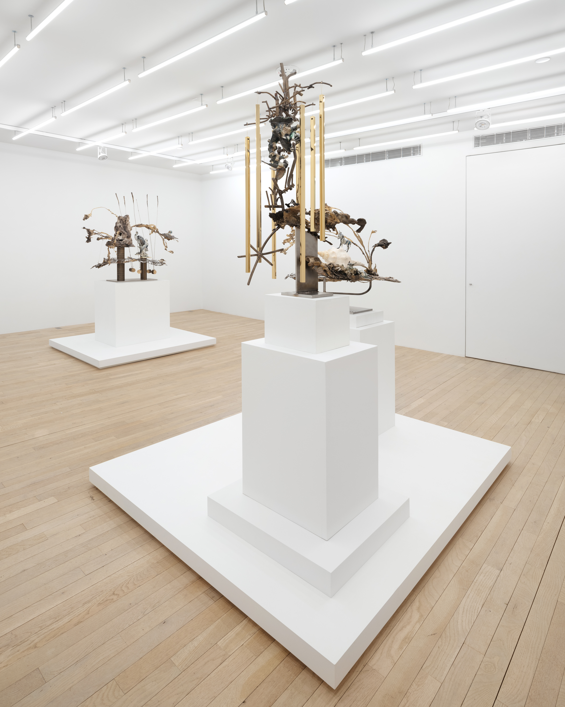 Installation view, Jon Kessler: Petrified, Magenta Plains, New York, NY, 2024