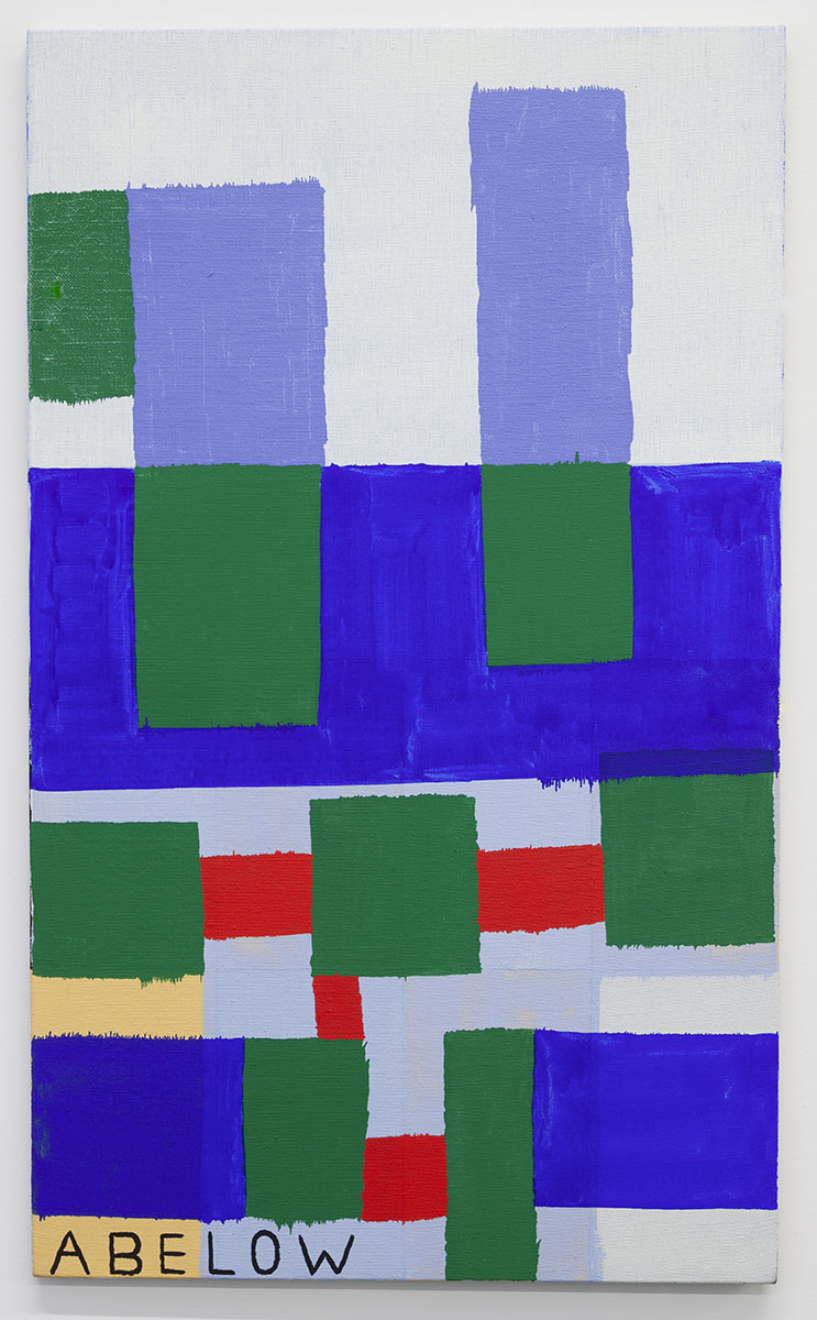 Joshua Abelow, Untitled, 2020, Oil on linen, 40h x 24w in.