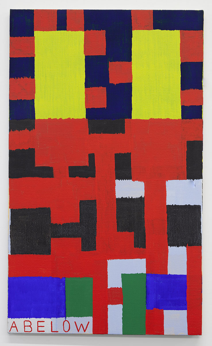 Joshua Abelow, Untitled, 2020, Oil on linen, 40h x 24w in.