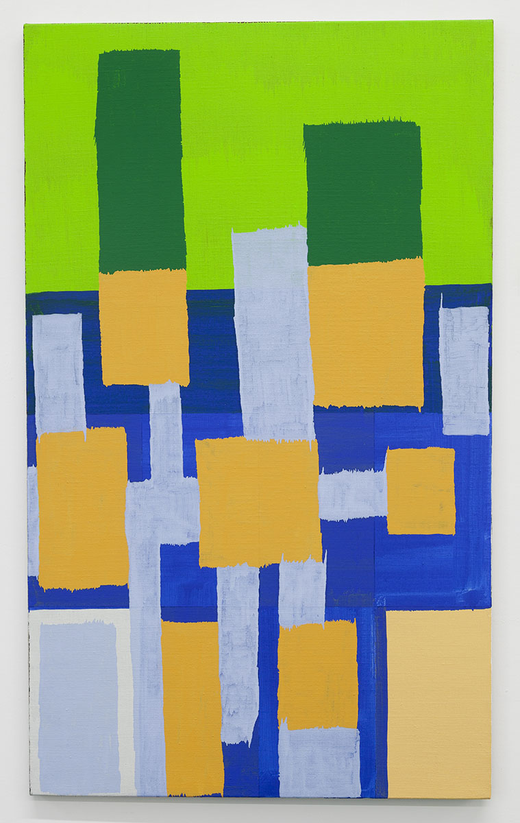 Joshua Abelow, Untitled, 2020, Oil on linen, 40h x 24w in.