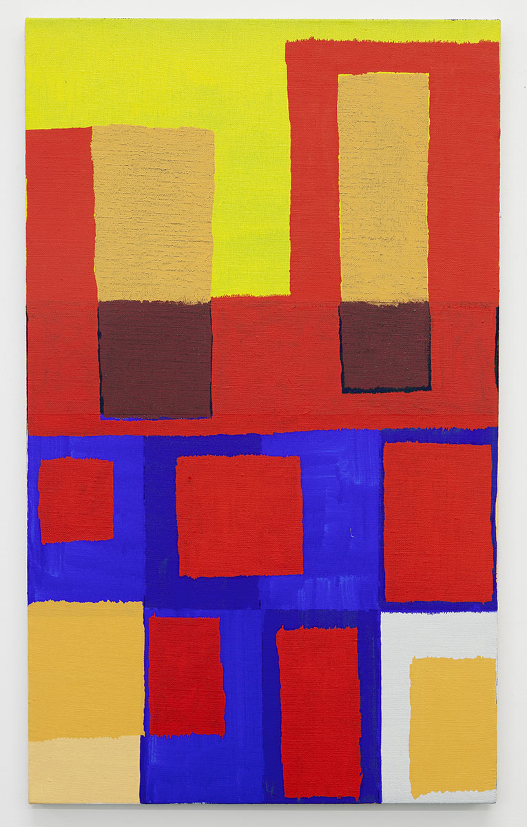 Joshua Abelow, Untitled, 2020, Oil on linen, 40h x 24w in.