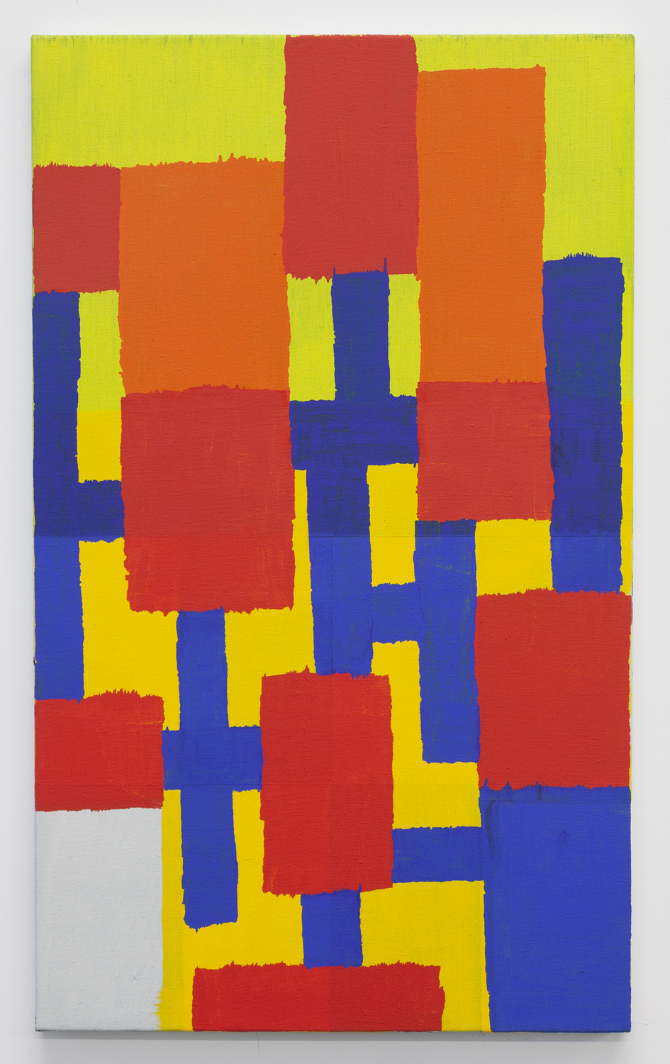 Joshua Abelow, Untitled, 2020, Oil on linen, 30h x 18w x 0.75d in.