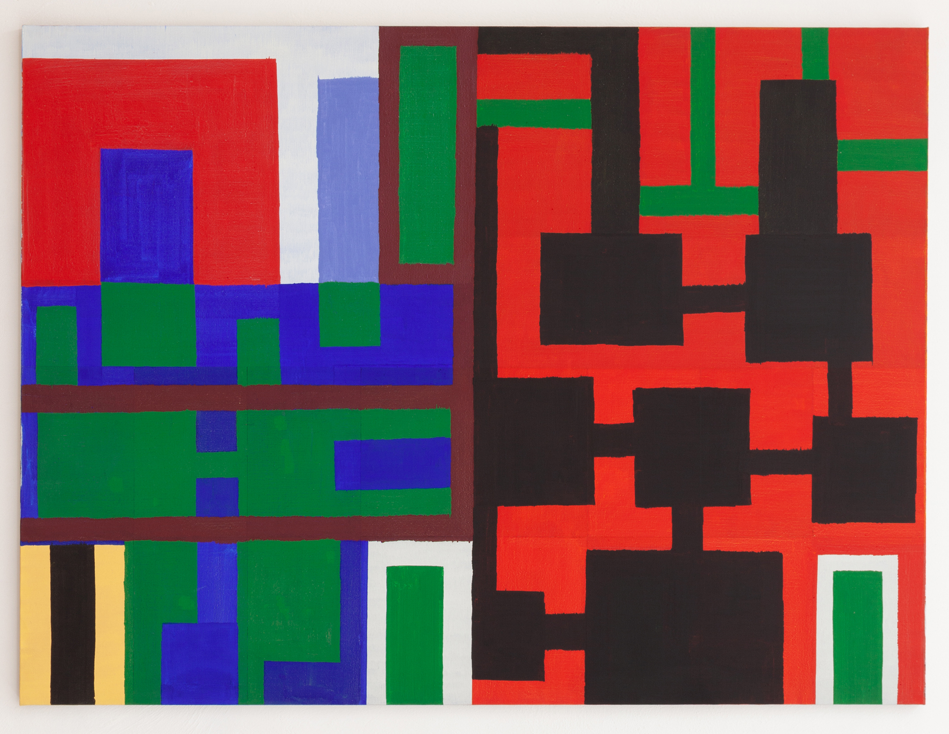 Joshua Abelow, Untitled, 2020, Oil on linen, 54h x 72w in.