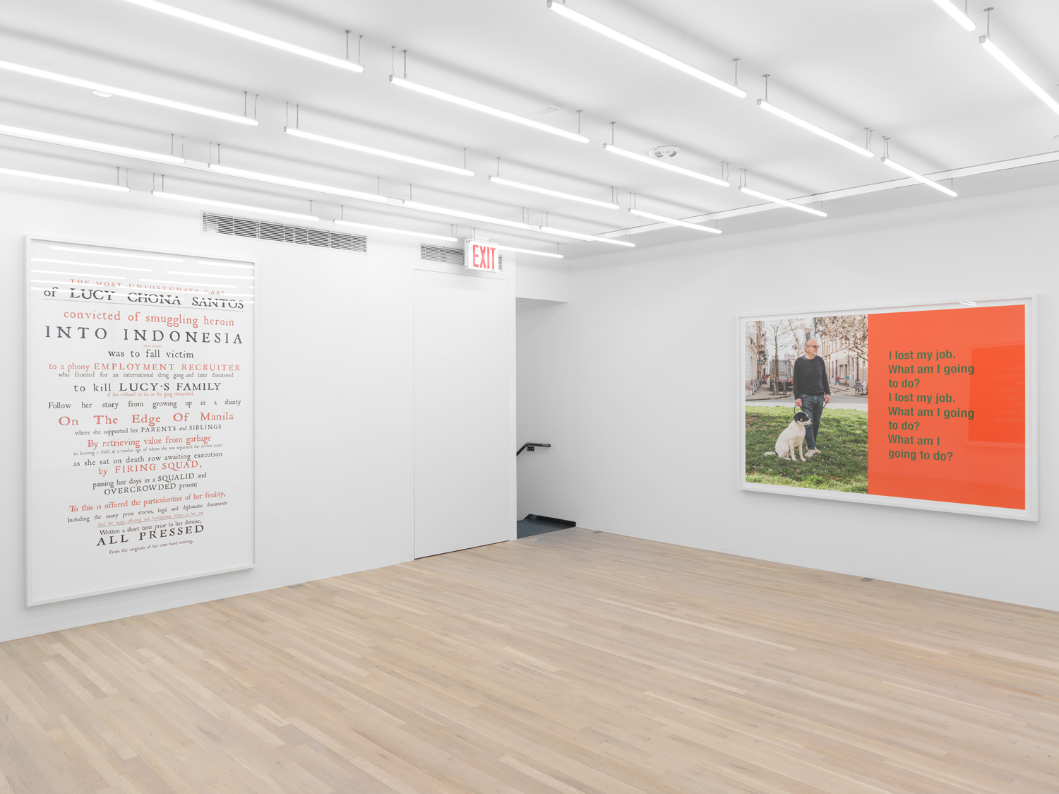 Installation view: Ken Lum, Magenta Plains, New York, NY 2022.