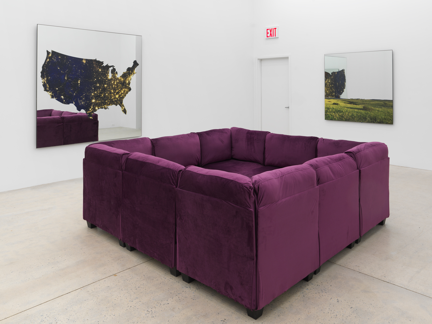 Installation view: Ken Lum, Magenta Plains, New York, NY 2022.