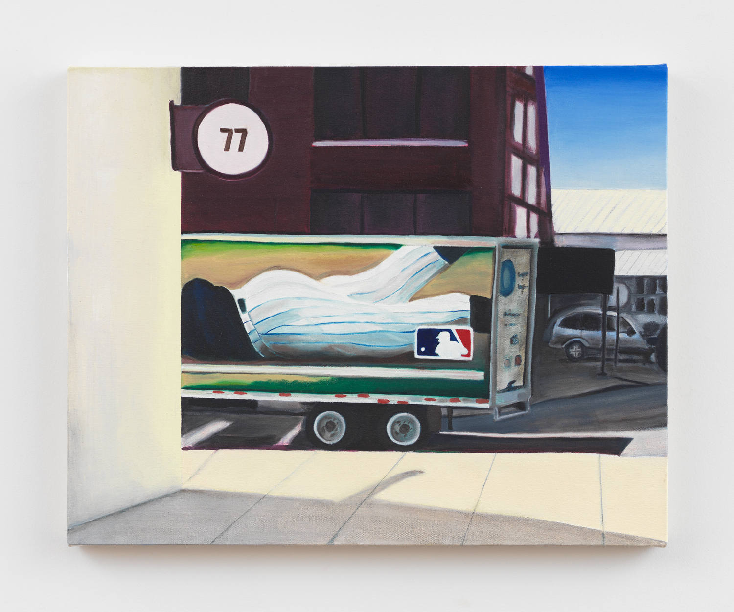 Matt Keegan, Navy Yard, 2024, Oil on canvas, 16 x 20 in.