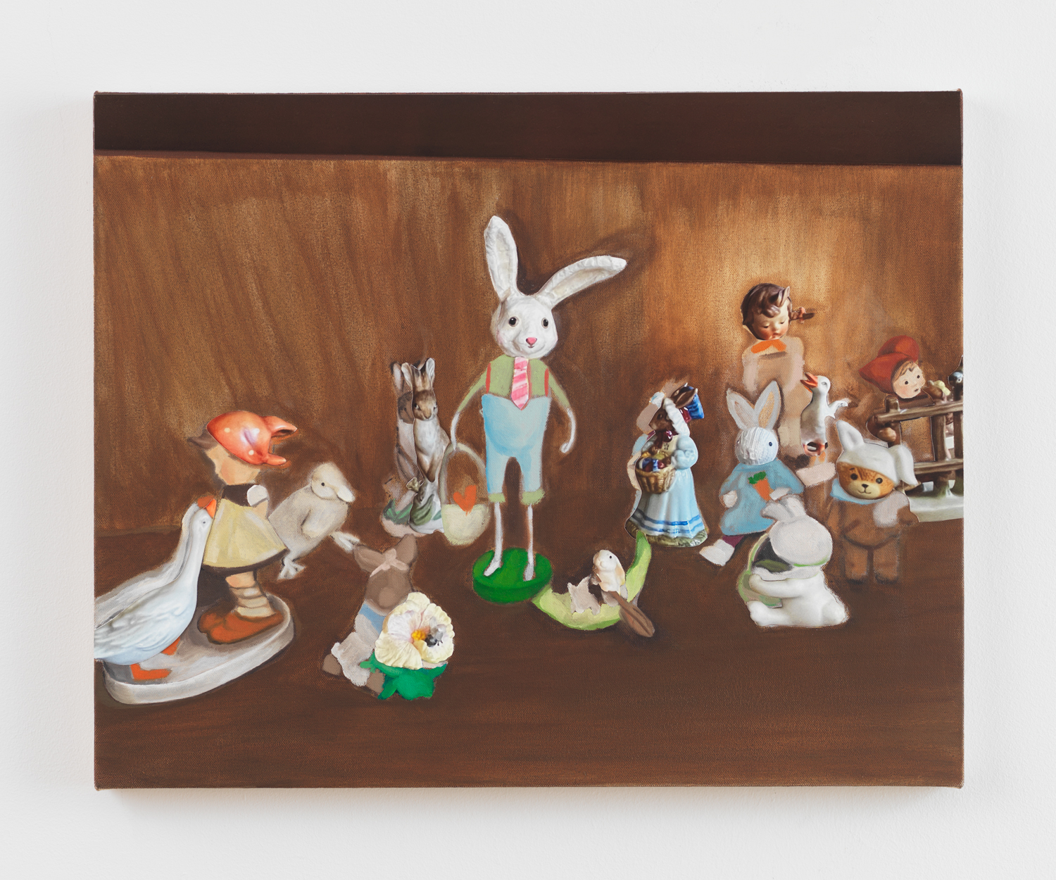 Matt Keegan, The Fragile Furniture of the World, 2025, Oil and inkjet print on photo paper, adhered with beva-gel on canvas, 16 x 20 in.