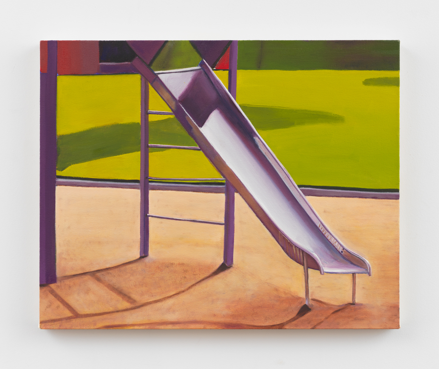 Matt Keegan, Antisocial Climbing, 2024, Oil on canvas, 16 x 20 in.