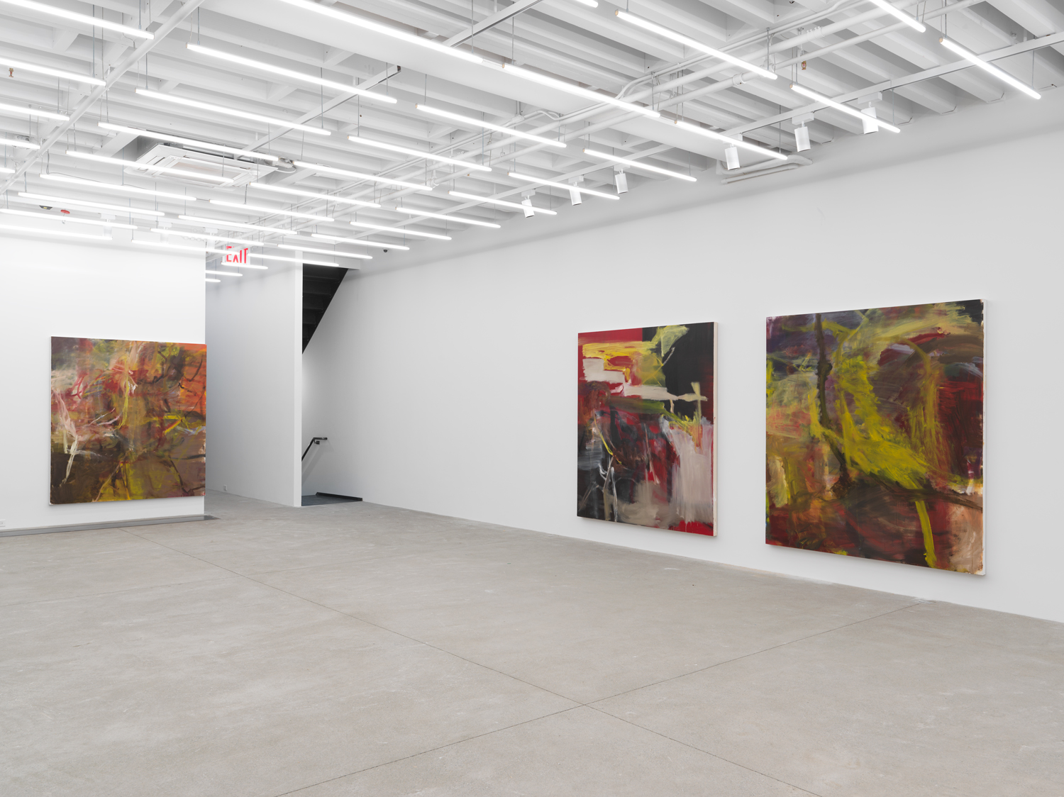 Installation view, Liza Lacroix: you whores in my heart, Magenta Plains, New York, NY 2022.