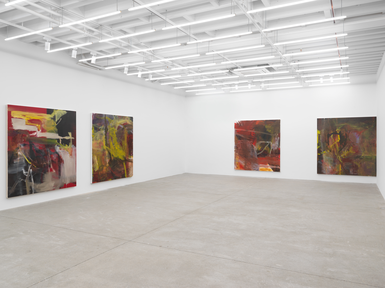 Installation view, Liza Lacroix: you whores in my heart, Magenta Plains, New York, NY 2022.