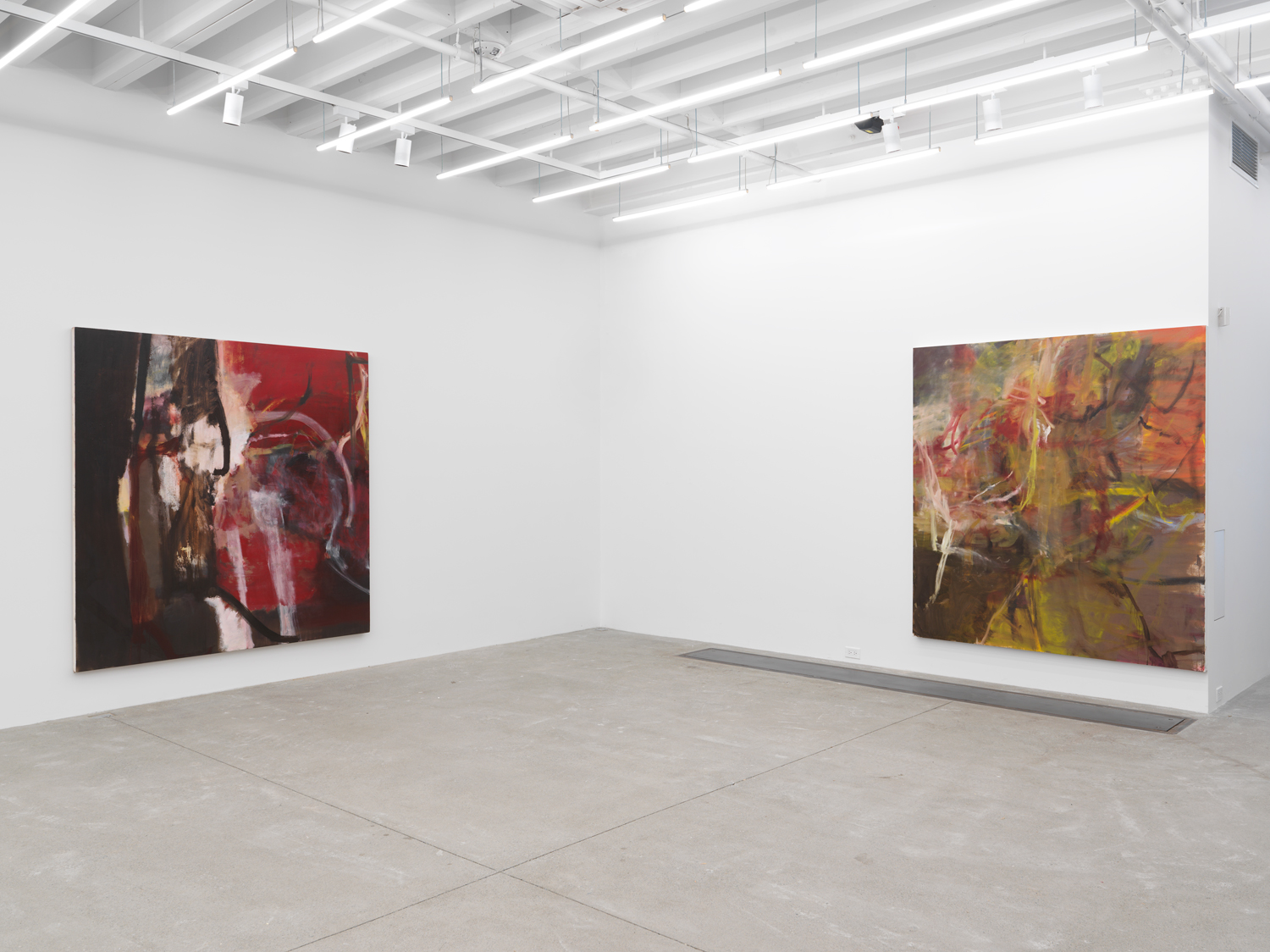 Installation view, Liza Lacroix: you whores in my heart, Magenta Plains, New York, NY 2022.