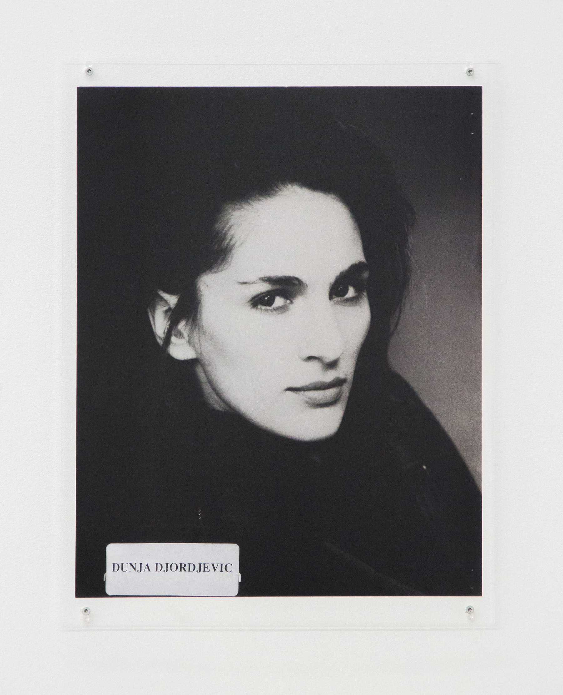 Meg Cranston, Yes, No, Maybe (Maybe), 1994, black and white print, 20h x 16w in.