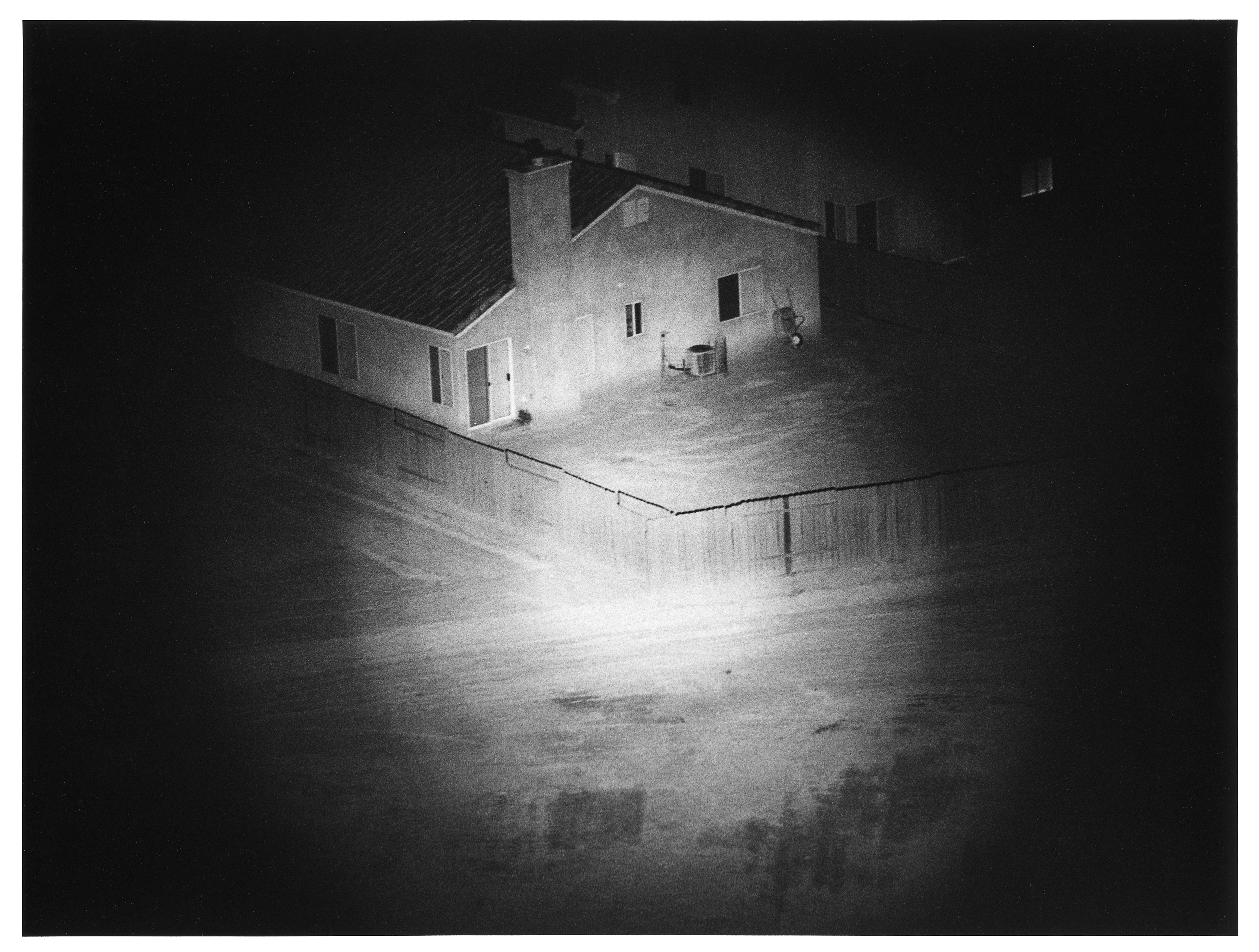 David Deutsch, High Desert Ghost House, 2001, silver gelatin print, 30h x 40w in.