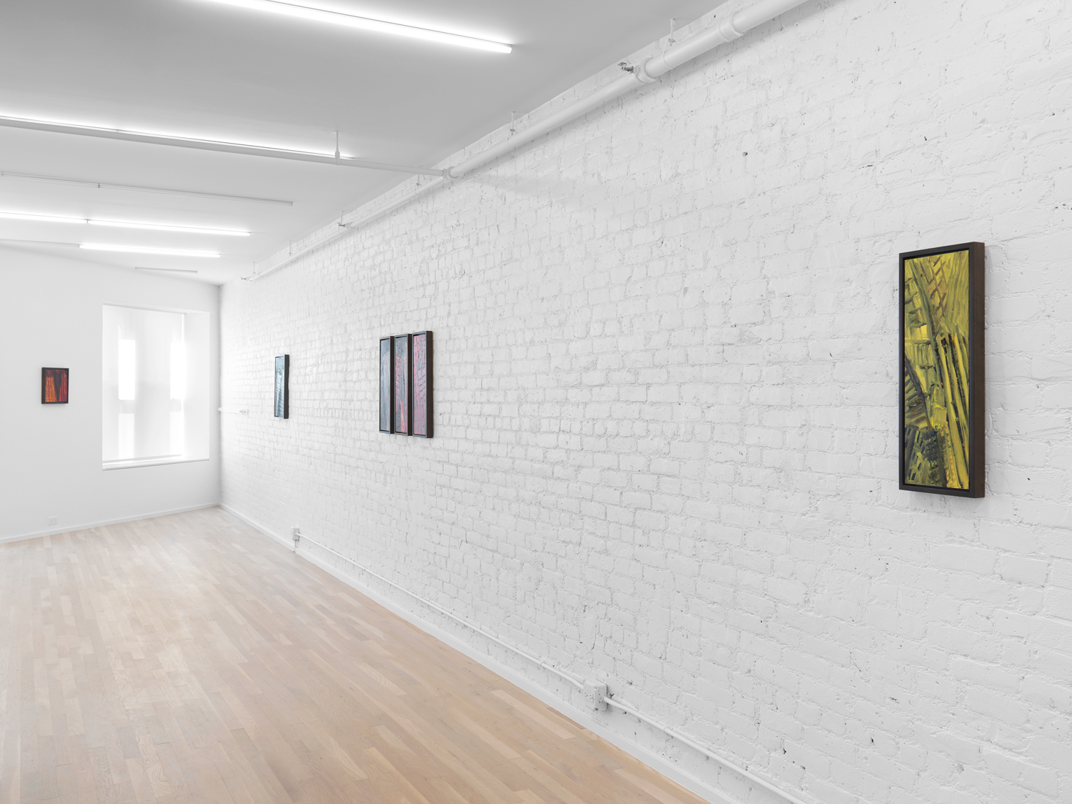 Installation view, Martha Diamond: Night Lights, Magenta Plains, New York, NY, November 5–December 17, 2022.