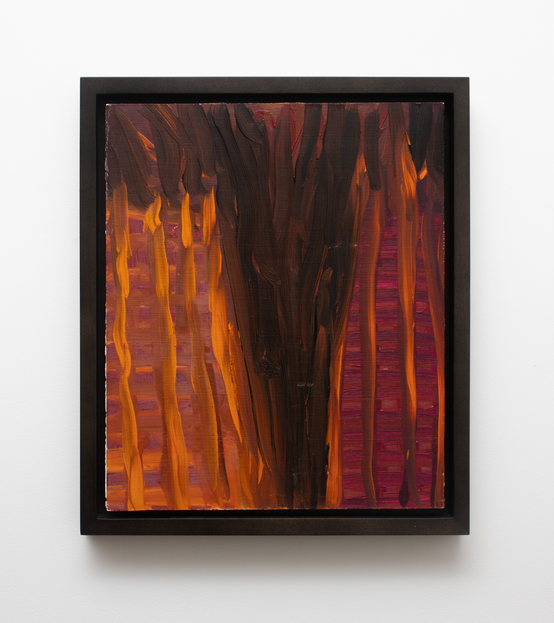 Martha Diamond, Untitled, c. 1980s, Oil on masonite, 13 1/4 x 11 1/2 x 1 1/2 in. Exhibited in Martha Diamond: Night Lights, Magenta Plains, New York, NY, November 5–December 17, 2022.