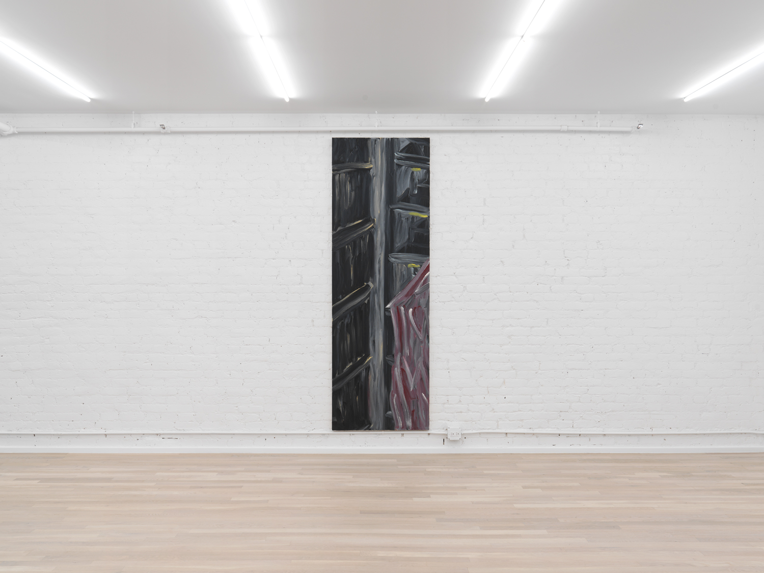 Installation view, Martha Diamond: Night Lights, Magenta Plains, New York, NY, November 5–December 17, 2022.