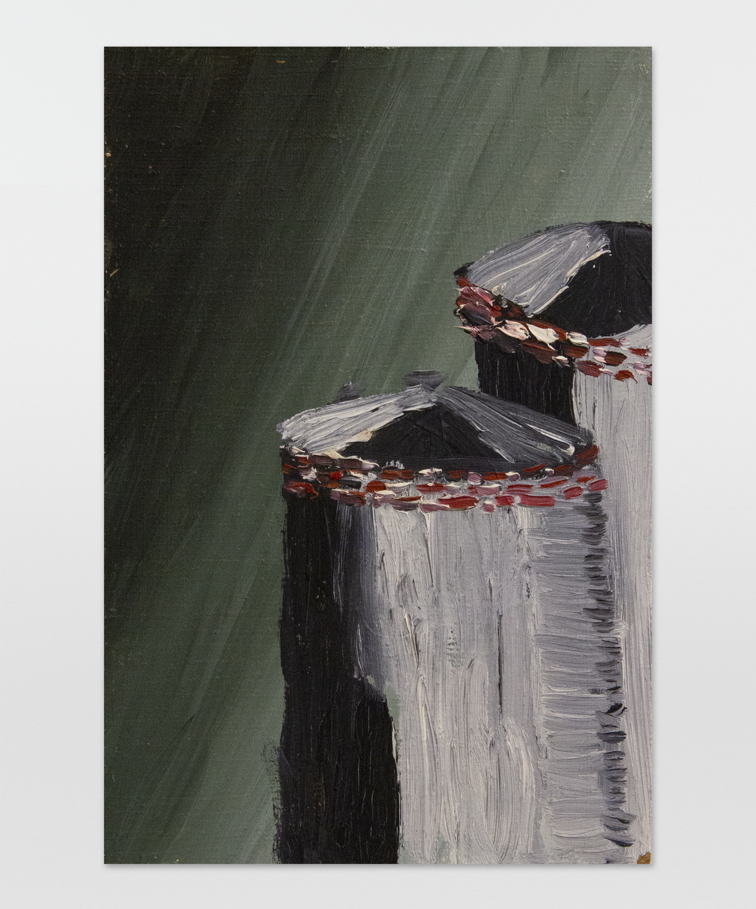 Martha Diamond, 29, c.1980s, Oil on Masonite, 9h x 6w in, Exhibited in Martha Diamond: 1980–1989, Magenta Plains, New York, NY, January 13–February 27, 2021.