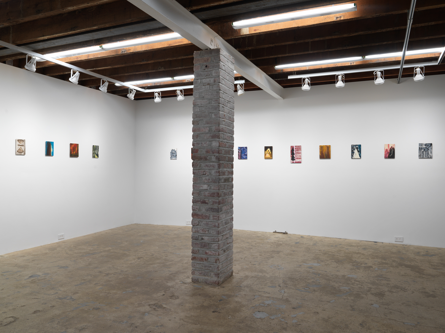 Installation view, Martha Diamond: 1980–1989, Magenta Plains, New York, NY, January 13–February 27, 2021.