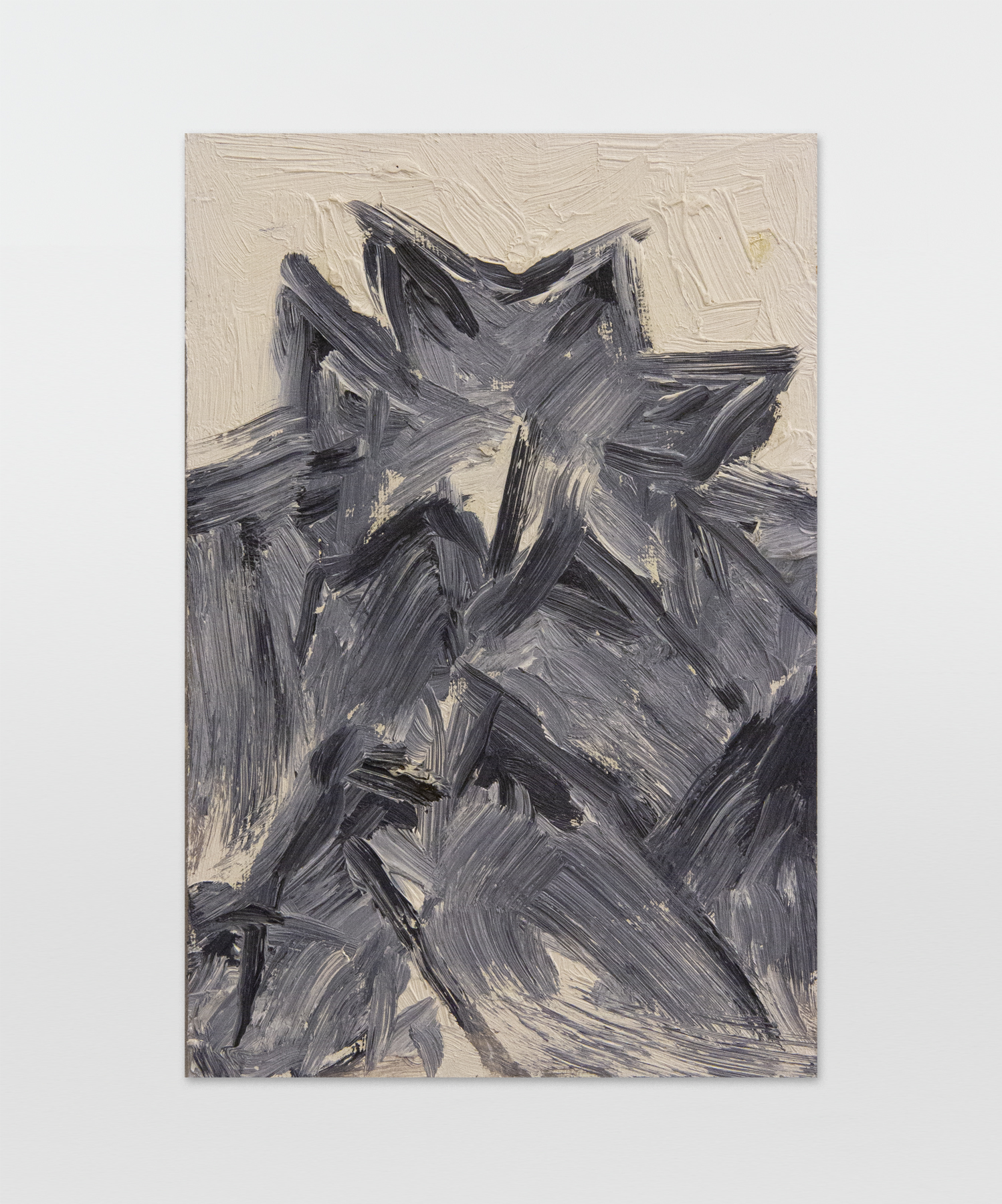 Martha Diamond, 27, c.1980s, Oil on Masonite, 9h x 6w in, Exhibited in Martha Diamond: 1980–1989, Magenta Plains, New York, NY, January 13–February 27, 2021.