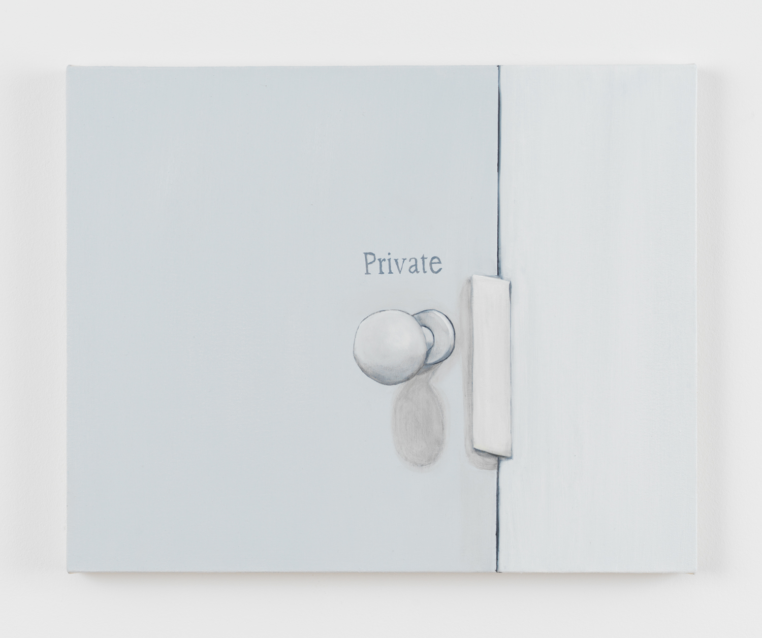 Matt Keegan, The Inconvenience of Other People, 2024, Oil on canvas, 16 x 20 in.