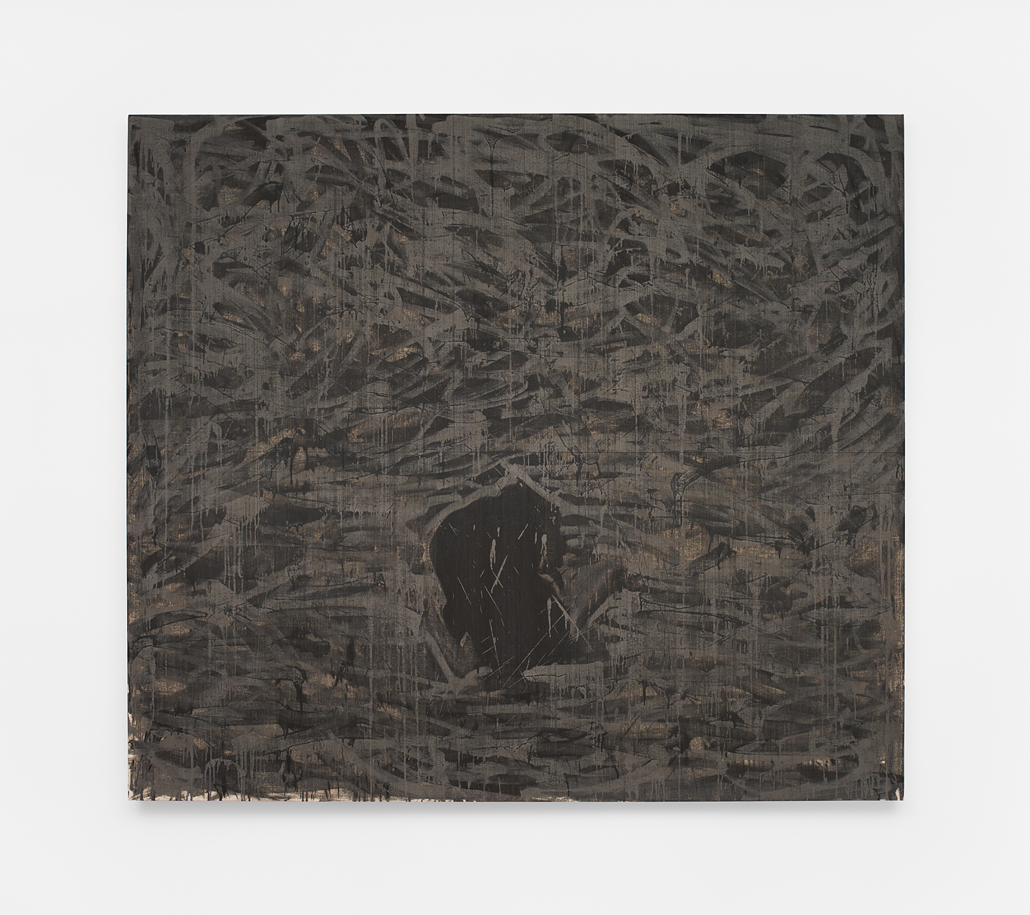 Matthew Metzger, Collapse (10th Movement), 2023, Oil on Canvas, 78 x 69 in.