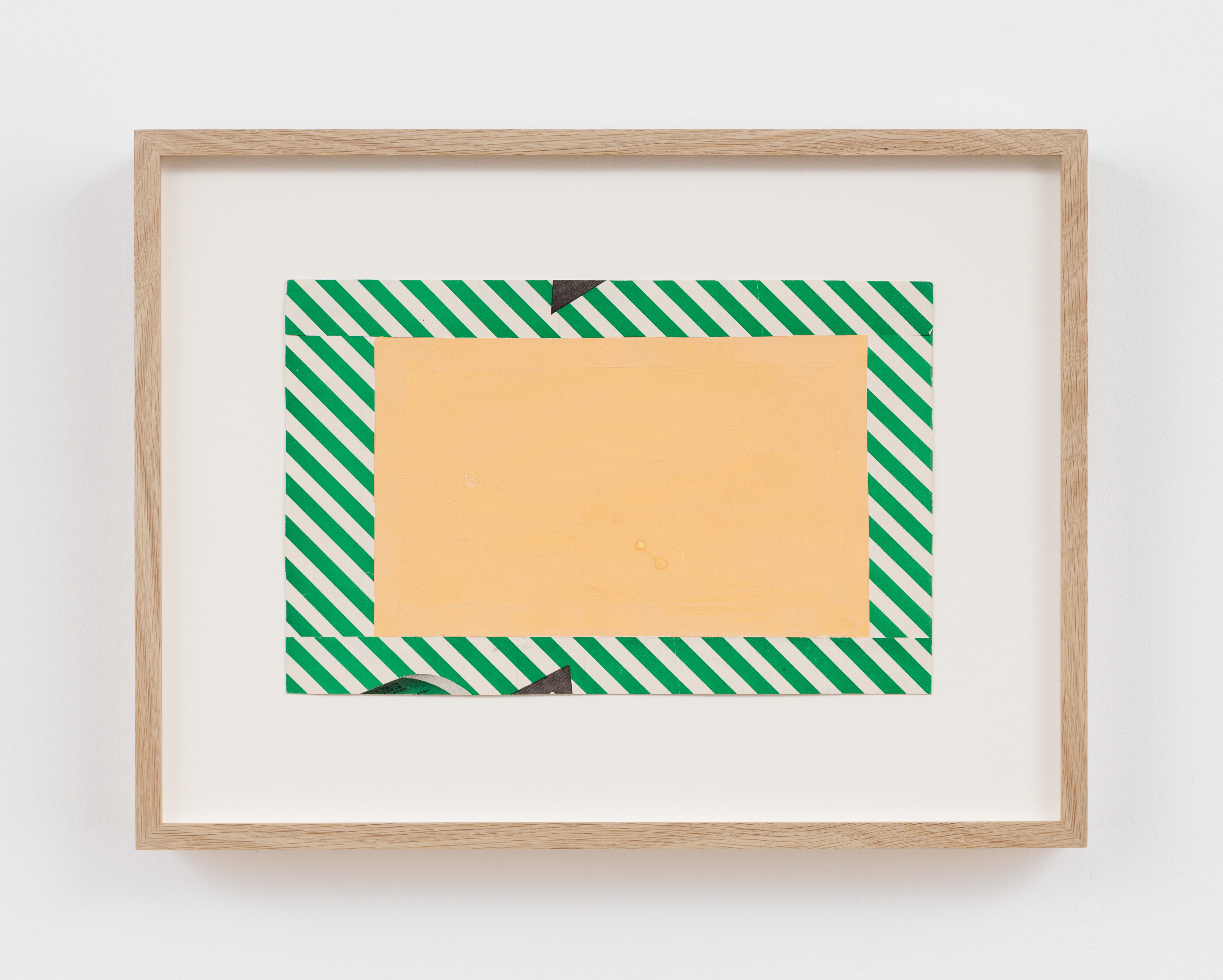 Moira Dryer, Untitled, c. 1986-1989, Collage, gouache, magazine, 7 x 10 1/2 in.