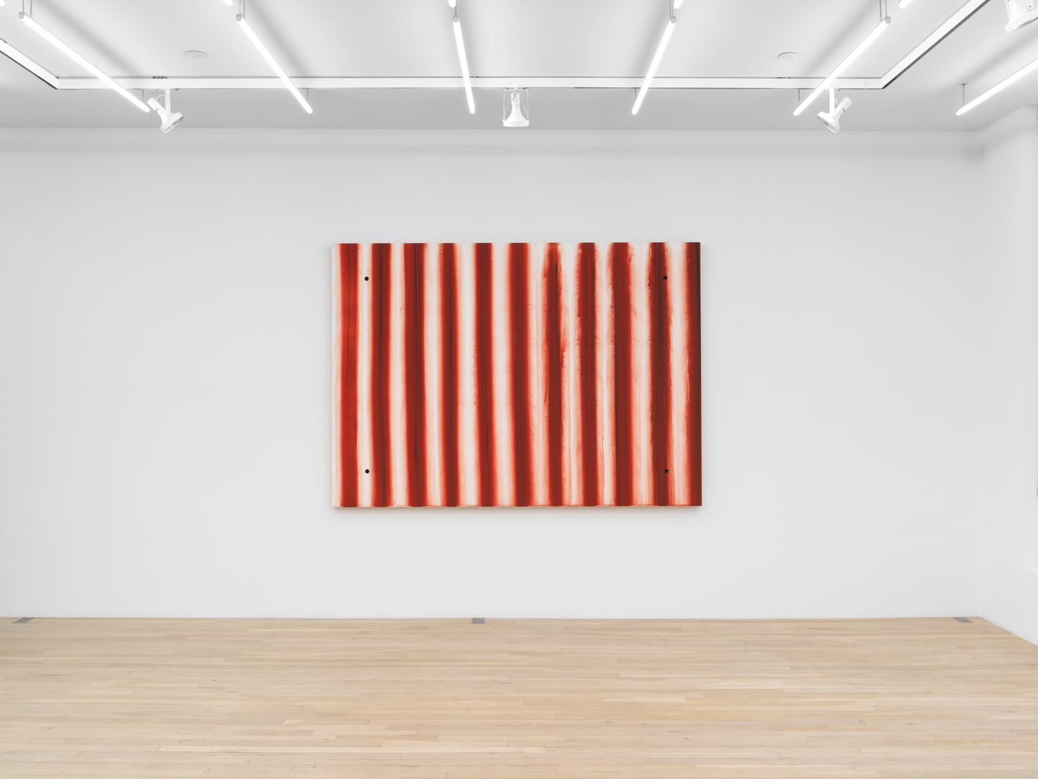 Installation view, Moira Dryer: Perpetual Painting, Magenta Plains, New York, NY, 2025