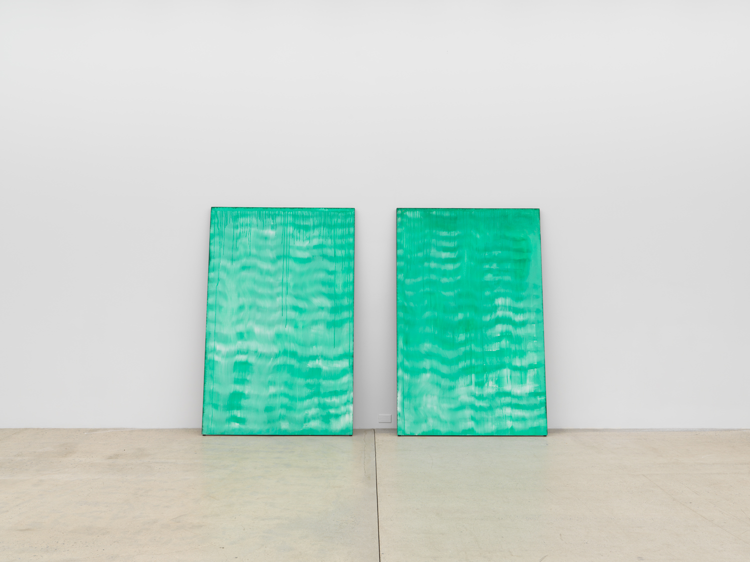 Installation view, Moira Dryer: Perpetual Painting, Magenta Plains, New York, NY, 2025