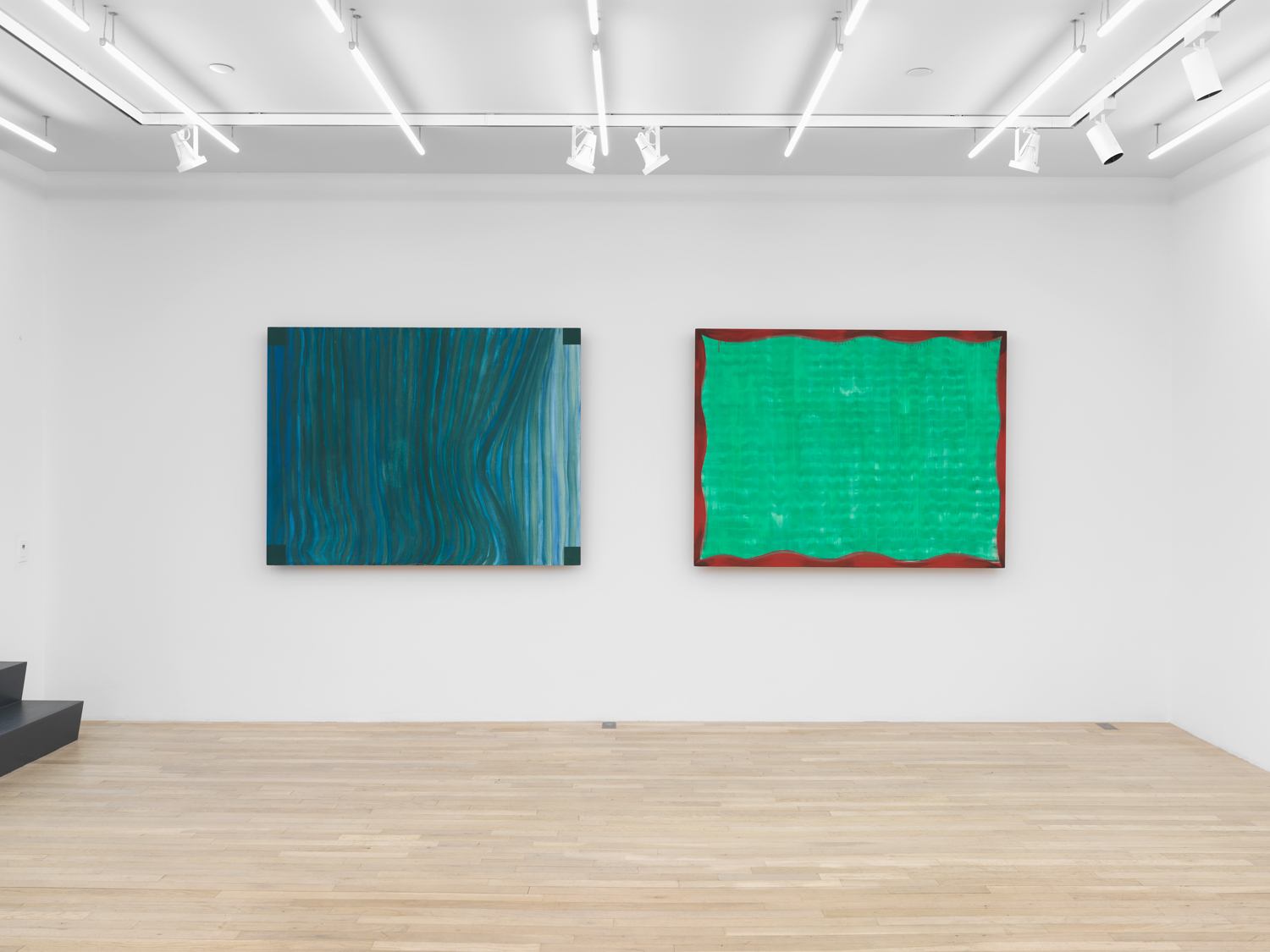 Installation view, Moira Dryer: Perpetual Painting, Magenta Plains, New York, NY, 2025