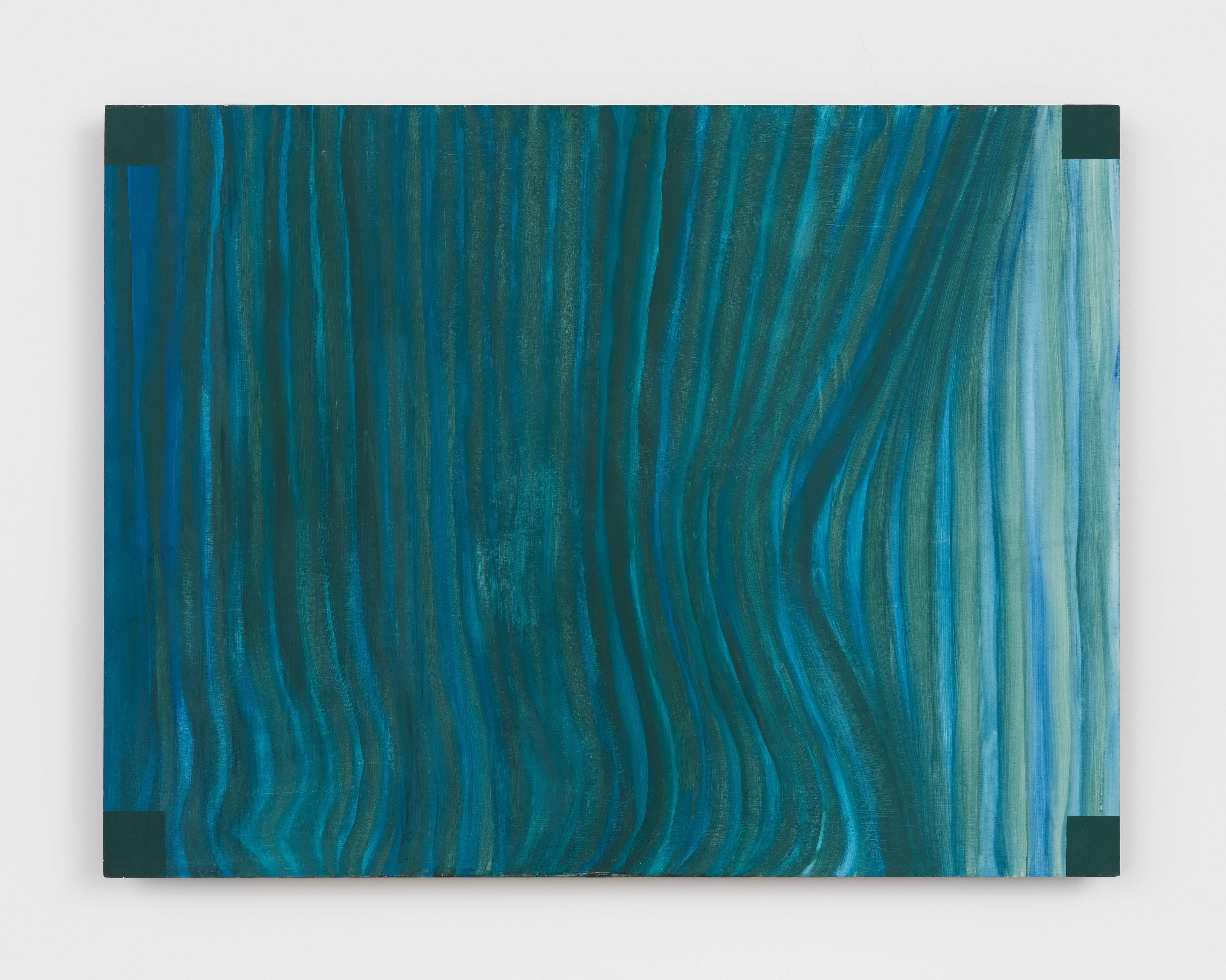 Moira Dryer, The Fingerprint, 1987, Casein and acrylic on wood, 48 x 63 1/8 x 3 in.