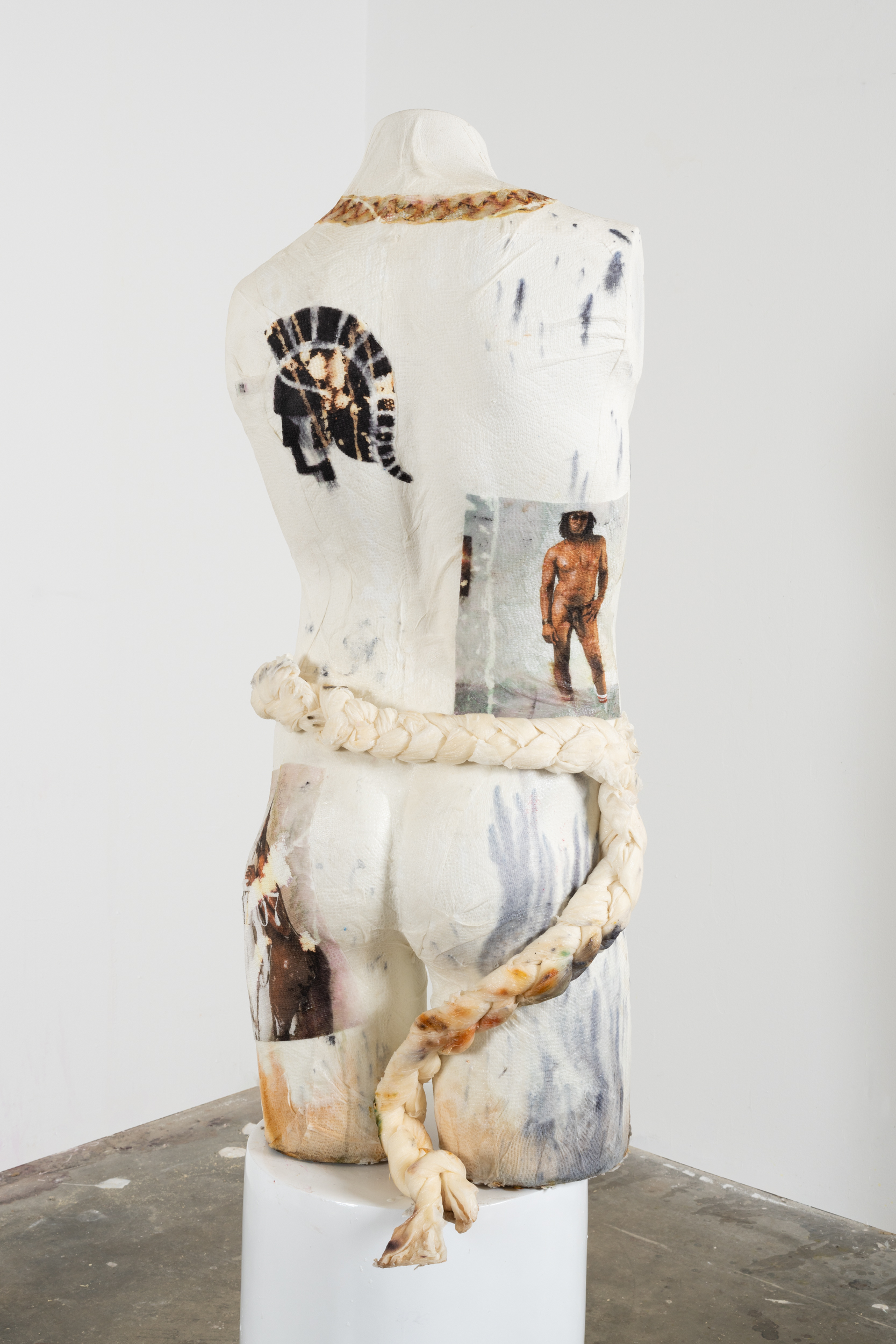 Monsieur Zohore, Invasive / Proceedures, 2005-2024,Mixed media on fiberglass, 29 x 17 x 7 in.