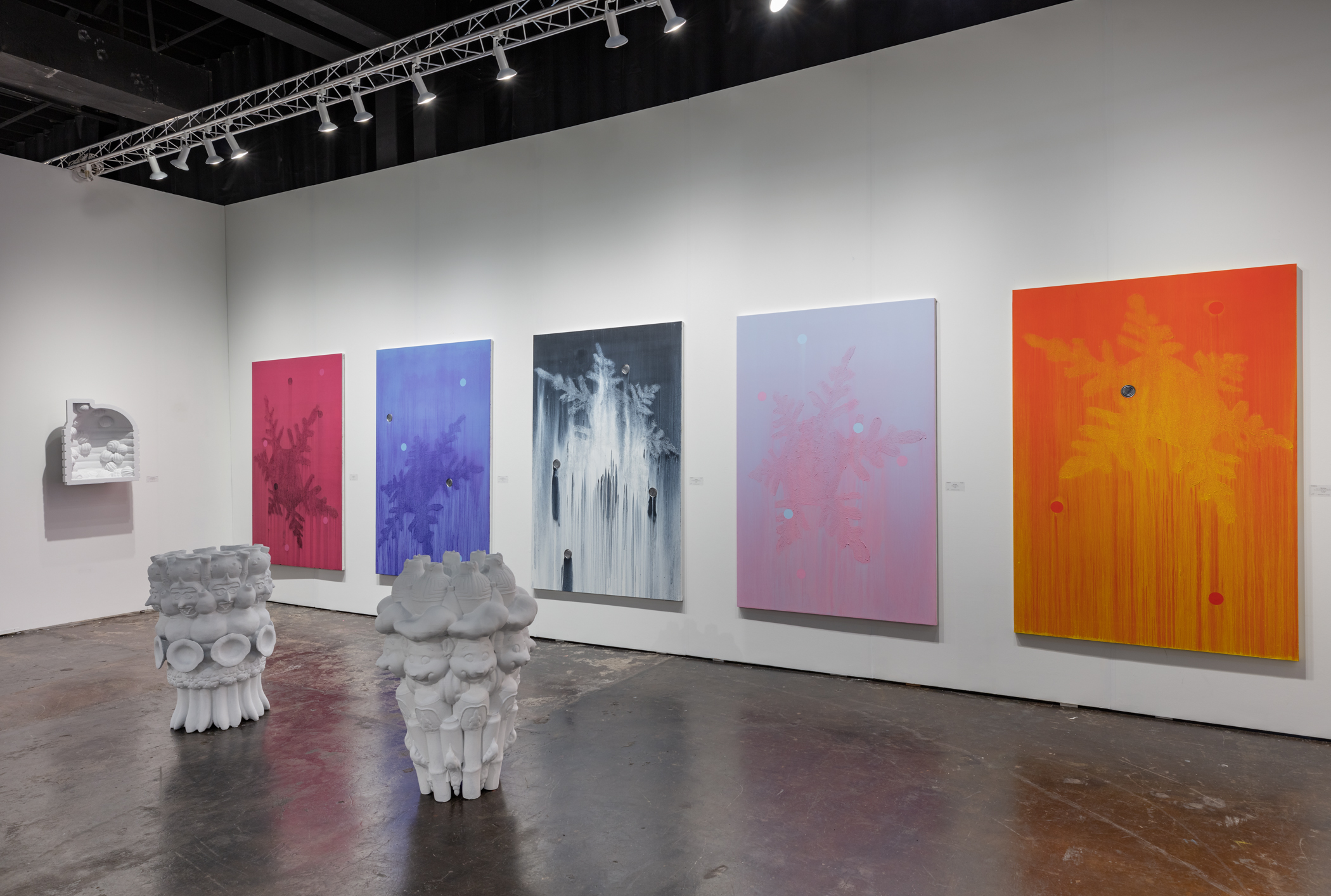 Installation view, NADA Miami, Magenta Plains, New York, NY, 2019