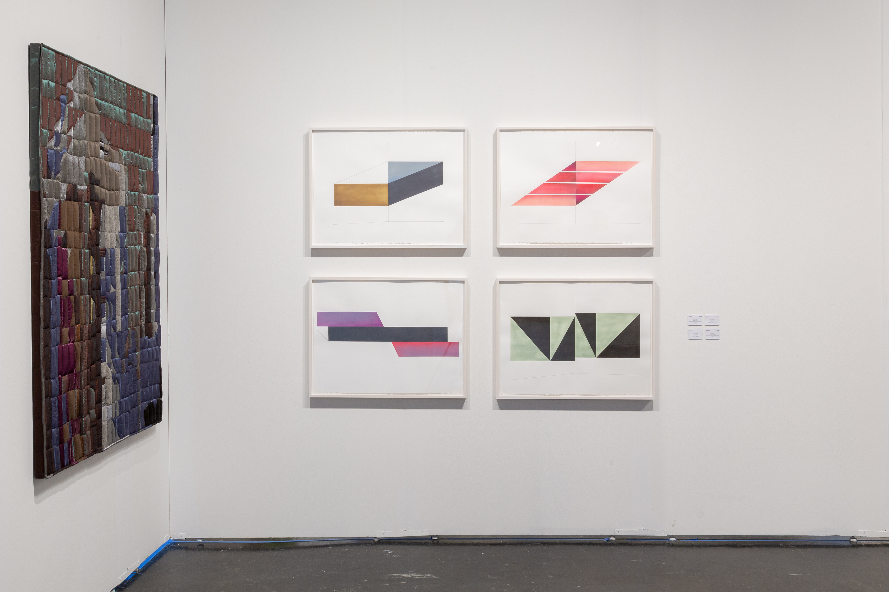 Installation view, NADA Miami, Magenta Plains, New York, NY, 2021. Photography by Daniel Terna.