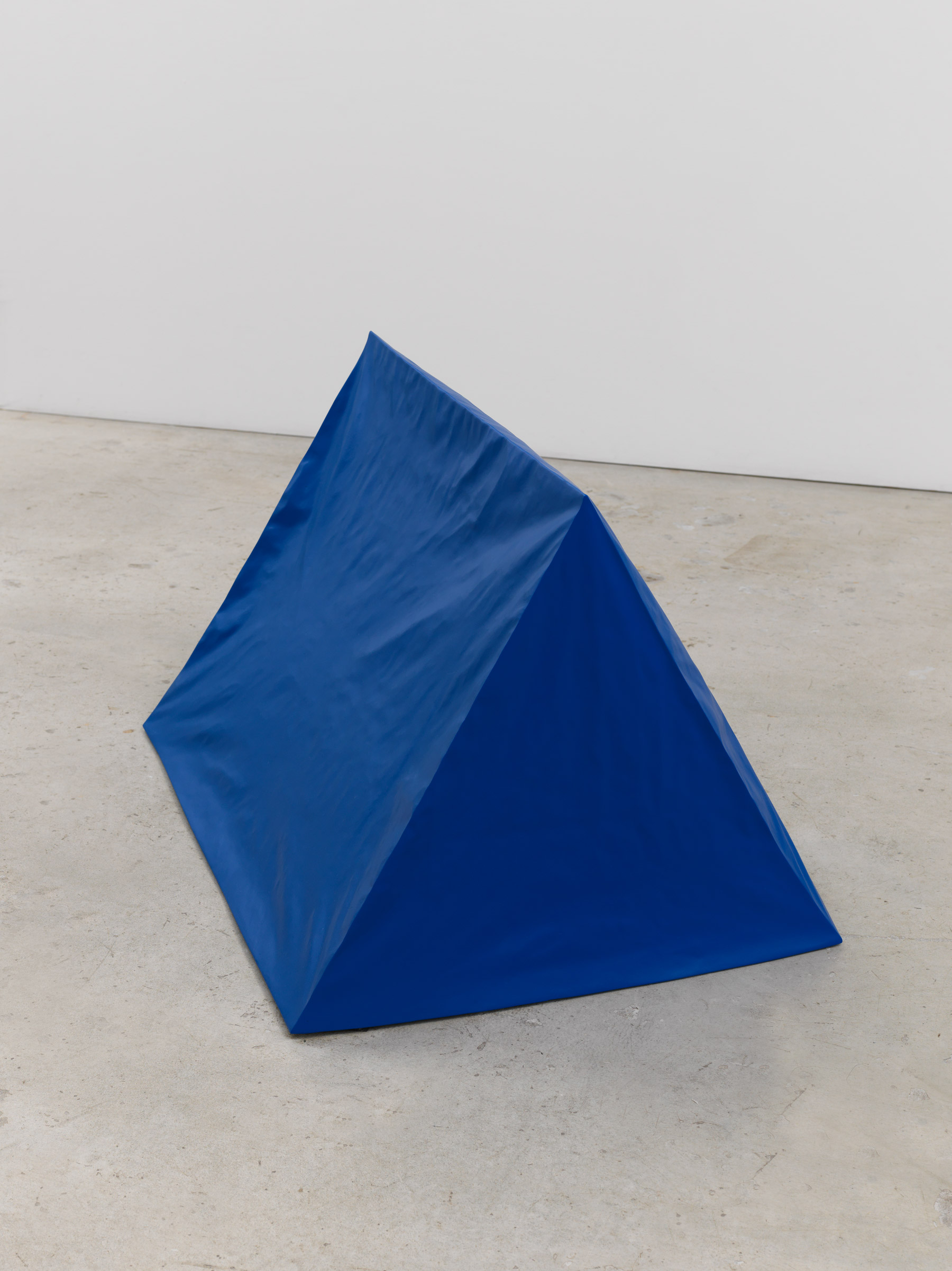 Nathaniel Robinson, Tent, 2017, fiberglass-reinforced gypsum cement, paint, 21h x 34w x 25d in.