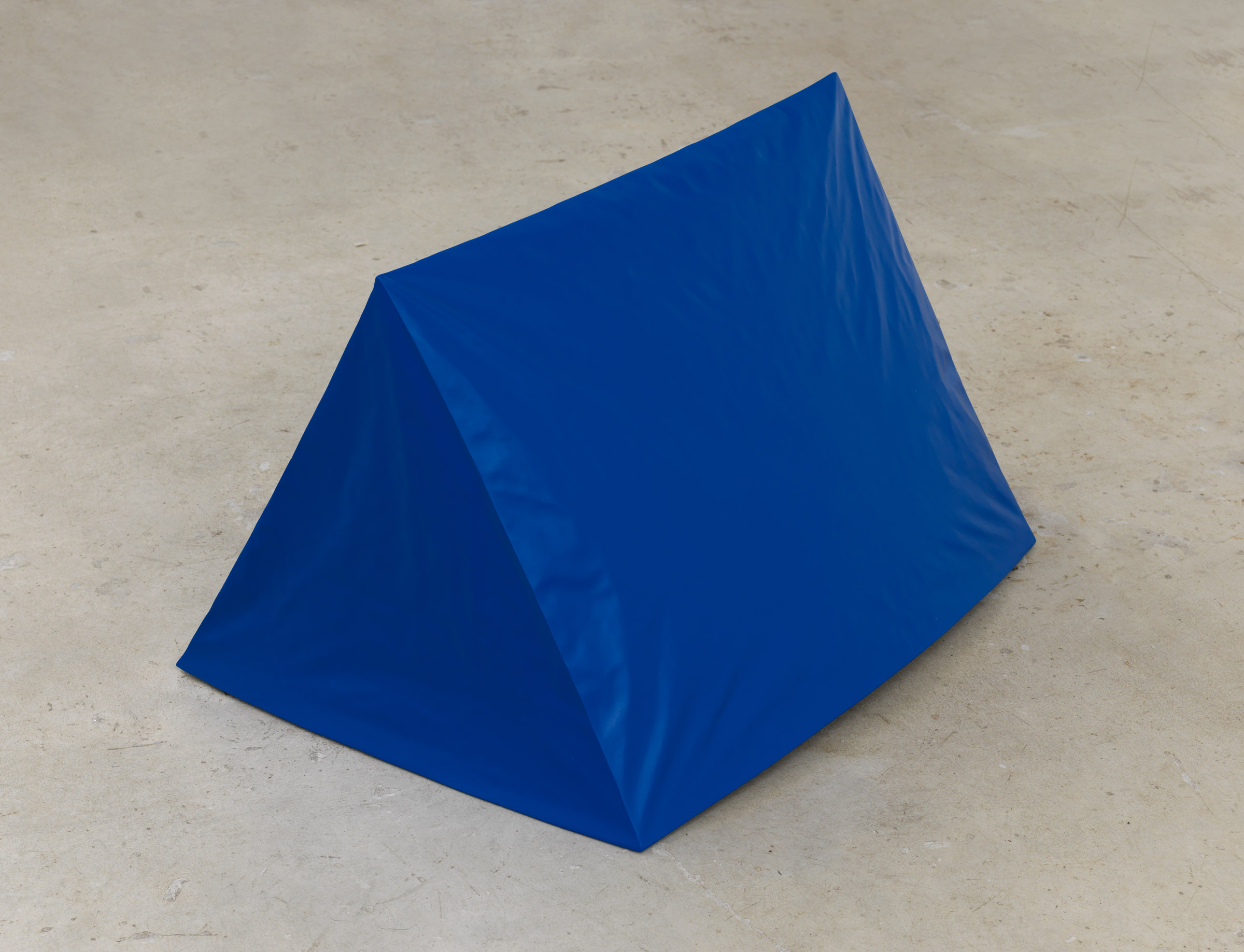 Nathaniel Robinson, Tent, 2017, fiberglass-reinforced gypsum cement, paint, 21h x 34w x 25d in.