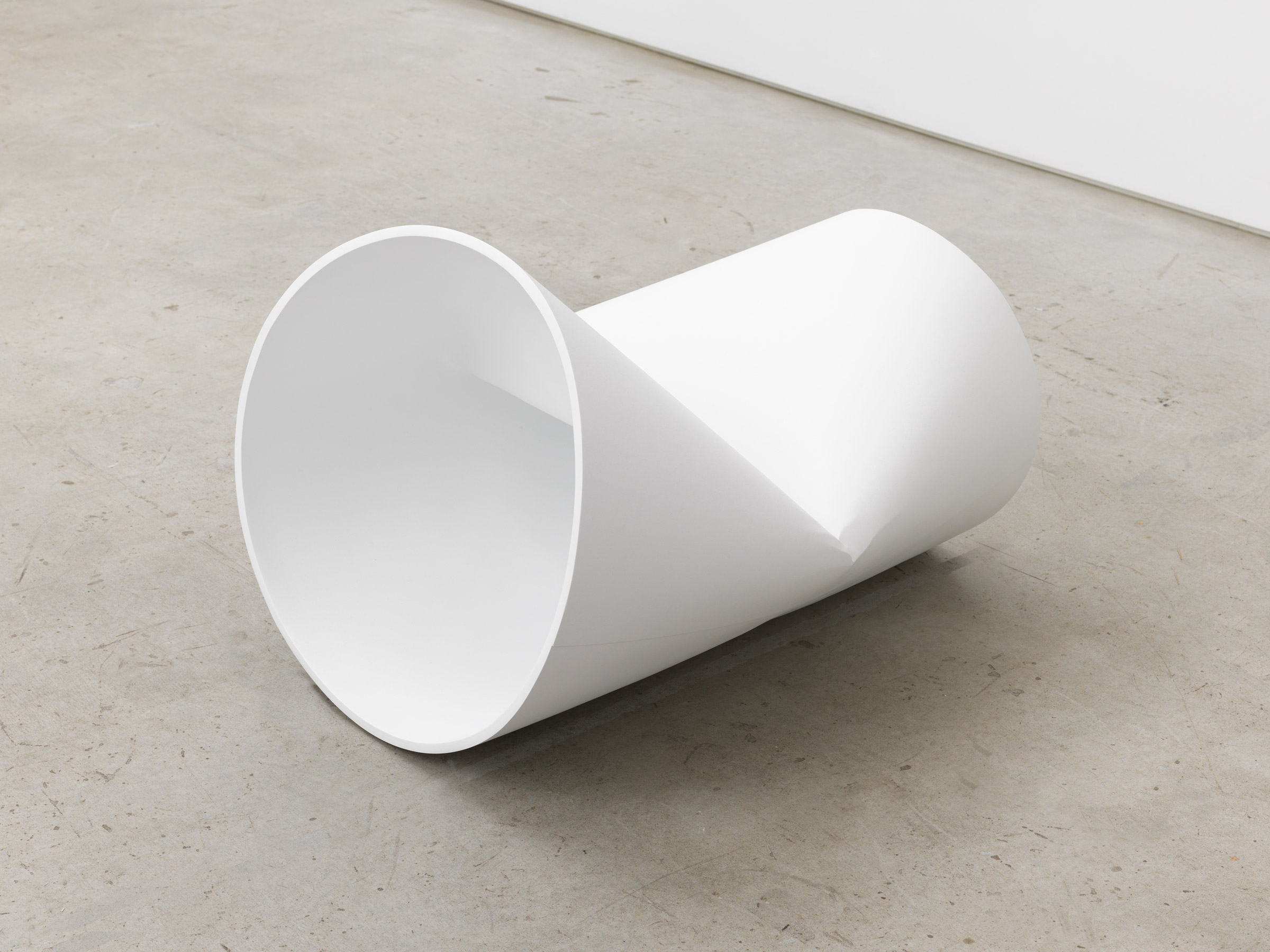 Nathaniel Robinson, Cup (1), 2018, fiberglass-reinforced gypsum cement, paint, 20h x 30w x 27d in.