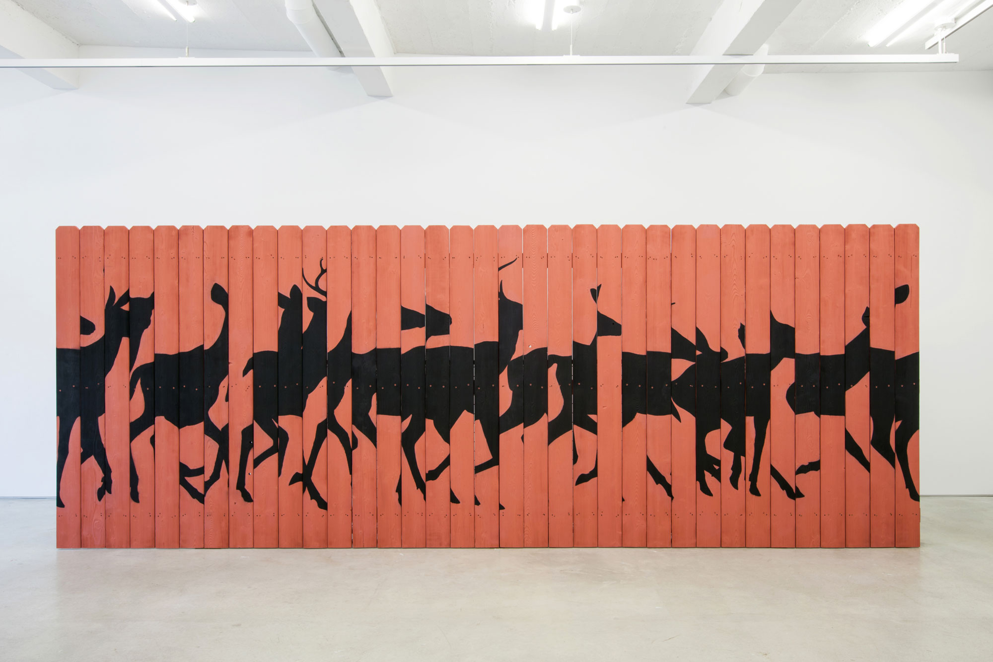 Installation view, Nathaniel Robinson: Discrete Pieces, Launch F18, New York, NY, 2016