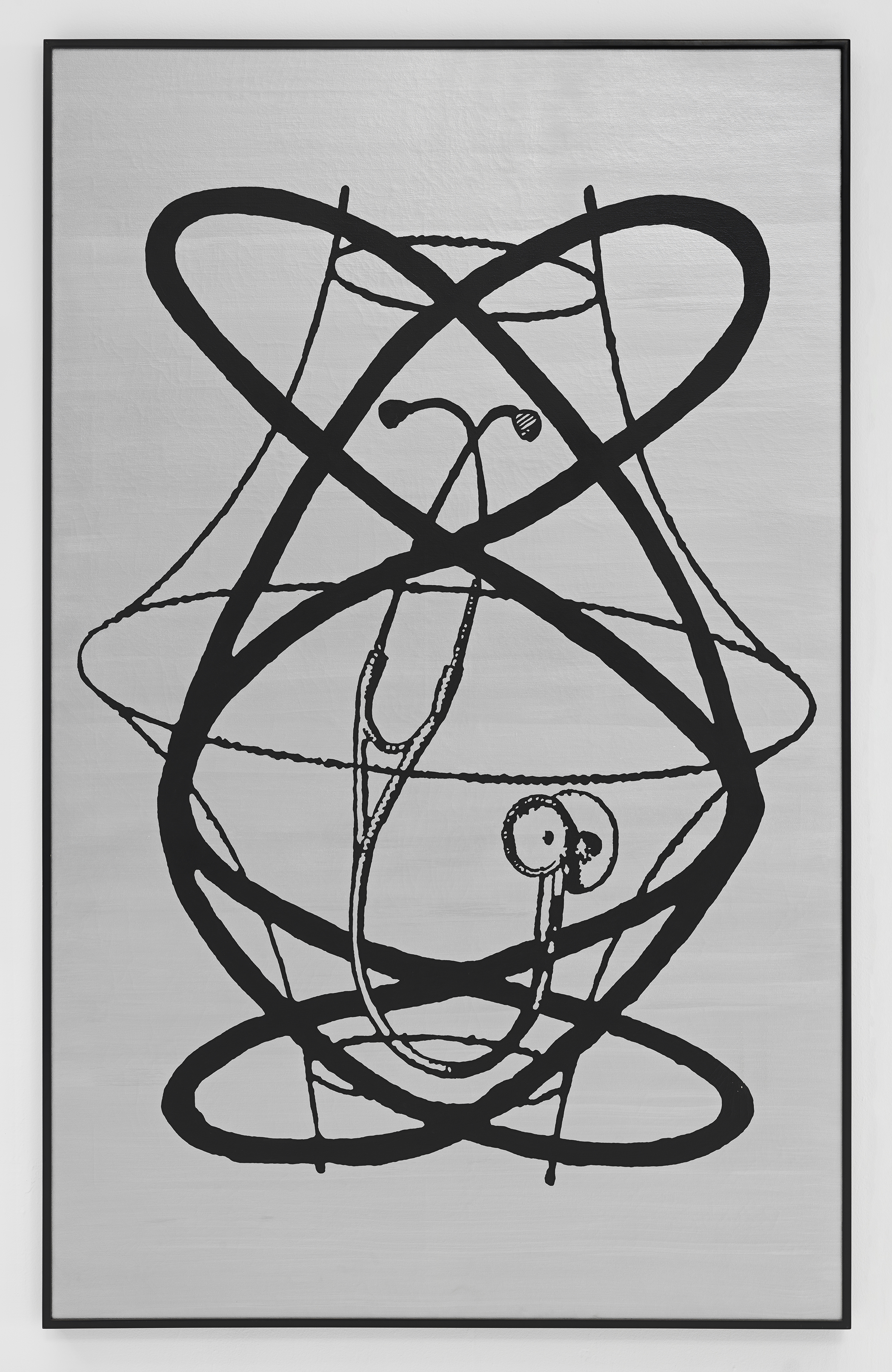 Peter Nagy, Le Double Monde, 1989, Oil on aluminum, 96.06h x 59.84w in.