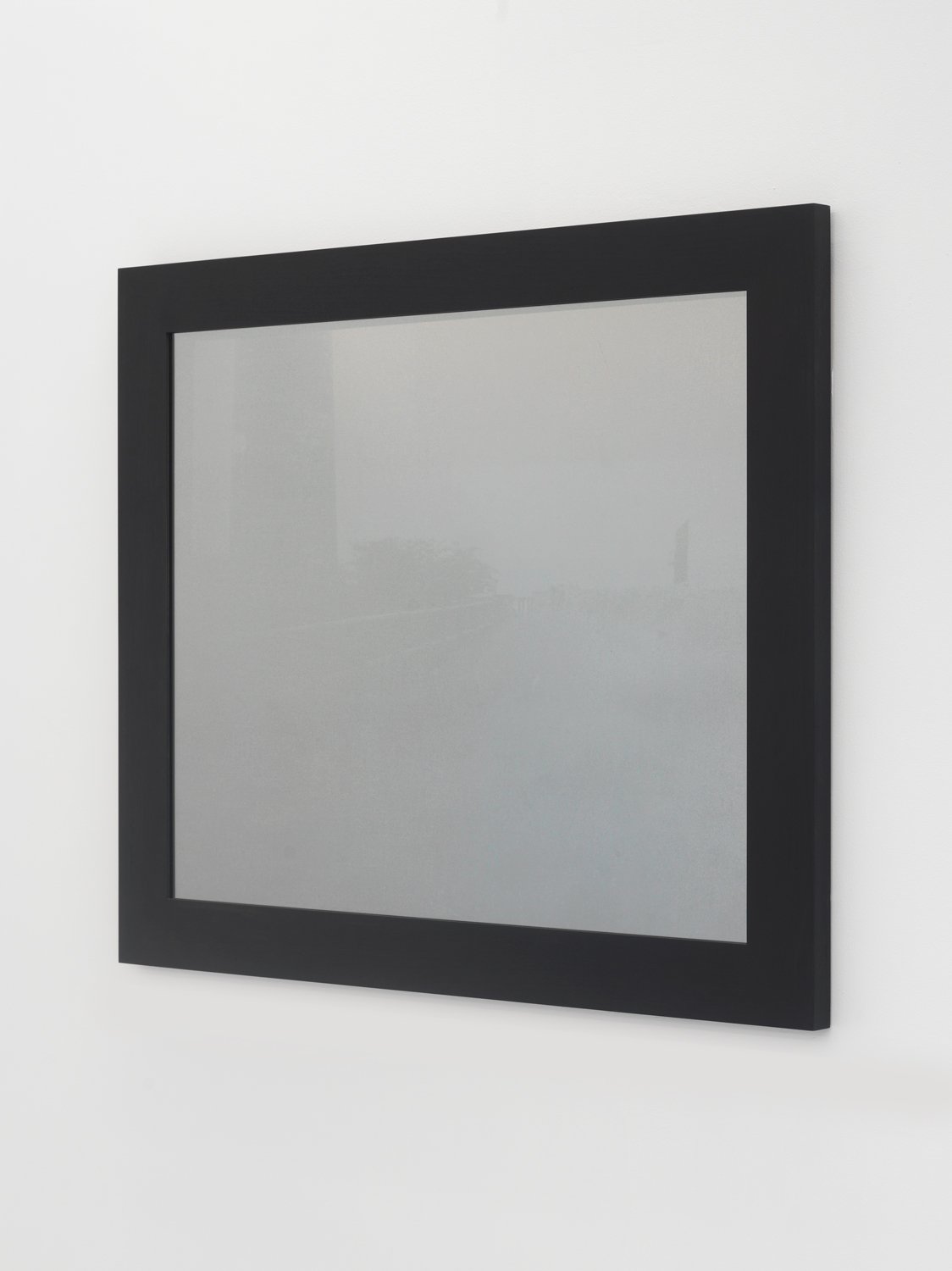 Peter Scott, Untitled (Highline, 2000), 2018, false wall, one way mirror, photograph, dimensions variable