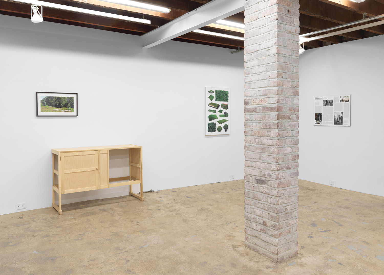 Installation view, Peter Scott: Arcadias, Magenta Plains, New York, NY, 2018