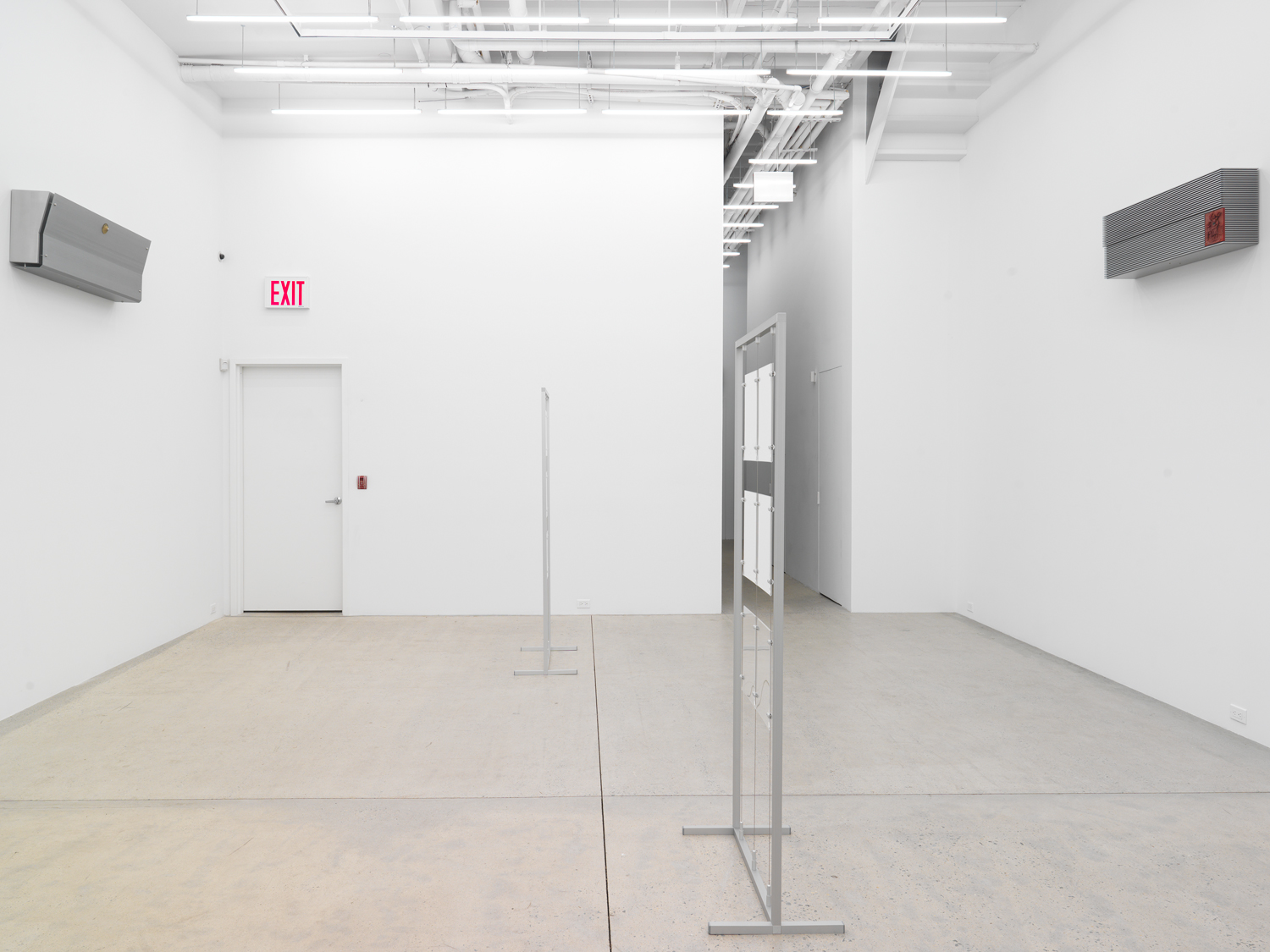 Installation view, Philip Seibel: Gehäuse, Magenta Plains, New York, NY, 2023.