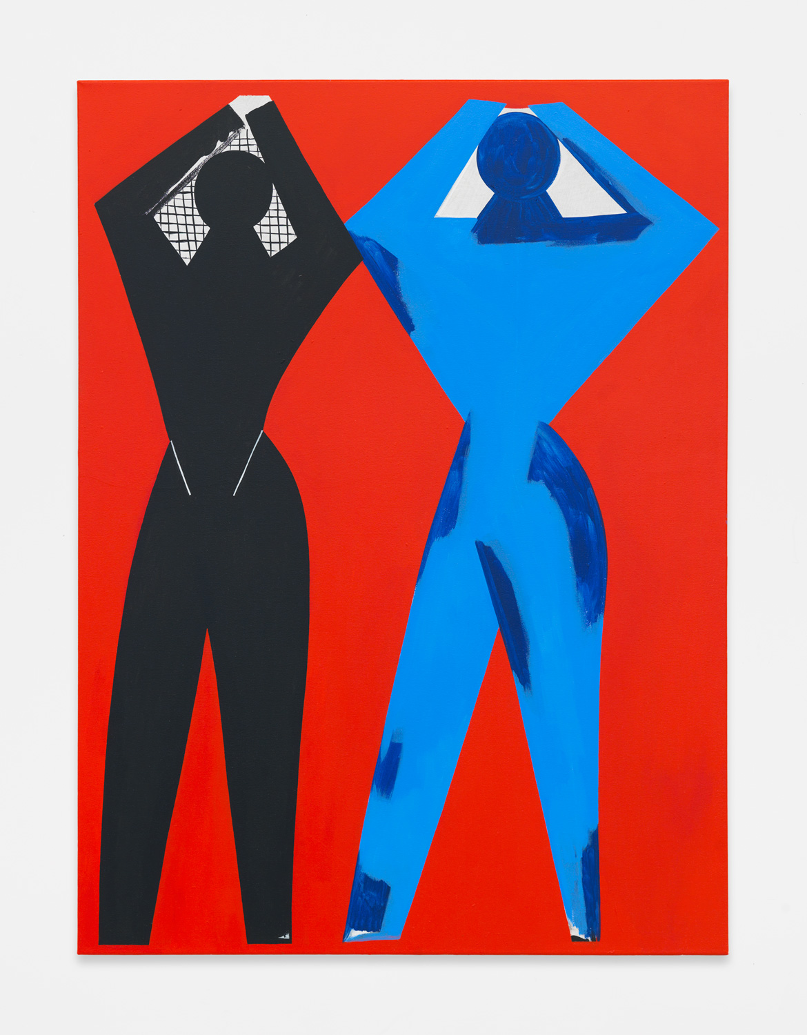 Denise Kupferschmidt, X-Ray, 2016, acrylic on canvas, 48h x 36w x 1.5d in.