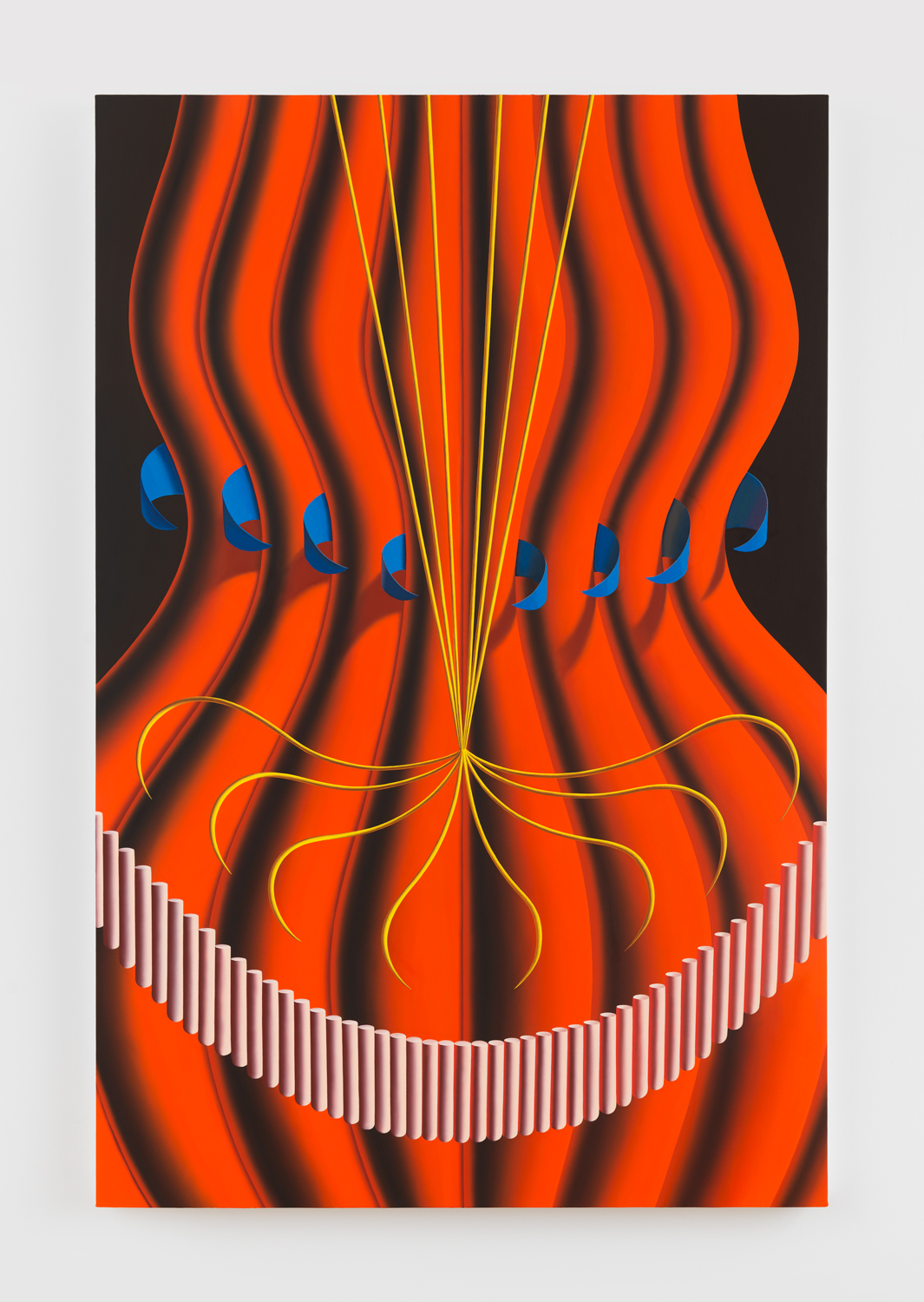 Sascha Braunig, Heart Hold, 2025, Oil on linen over panel, 70 x 46 in.