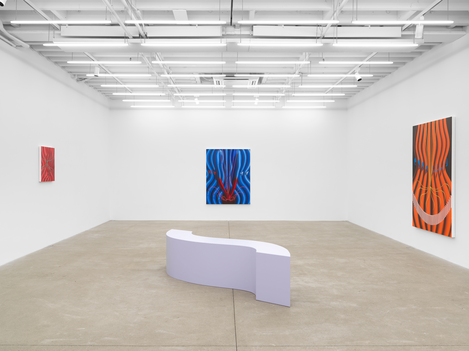 Installation view, Sascha Braunig: Cauldron, Magenta Plains, New York, NY, 2026